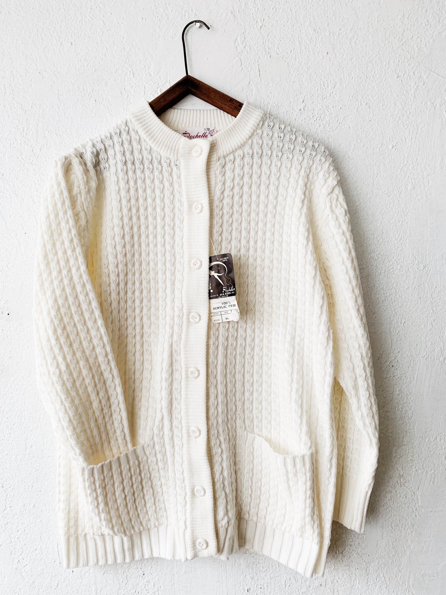 Vintage Rochelle of California Cardigan Unworn with Original Tag