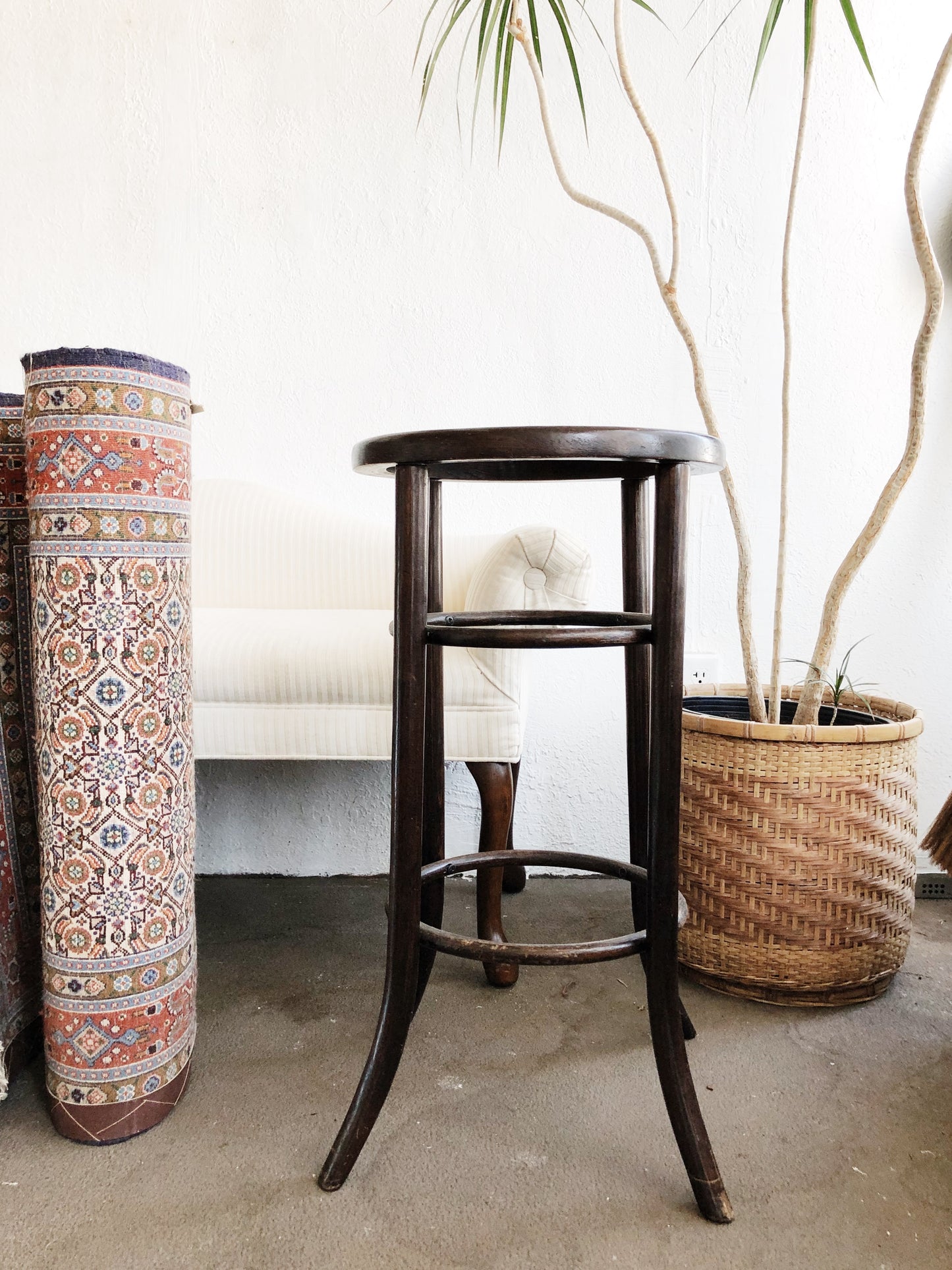 Vintage Bentwood Stool or Stand