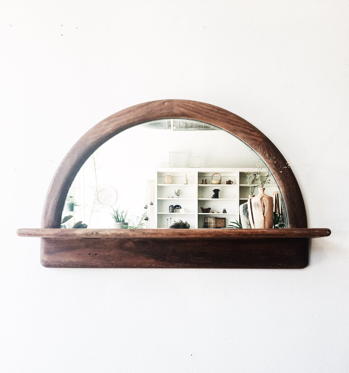 Vintage Arched Mirror Shelf