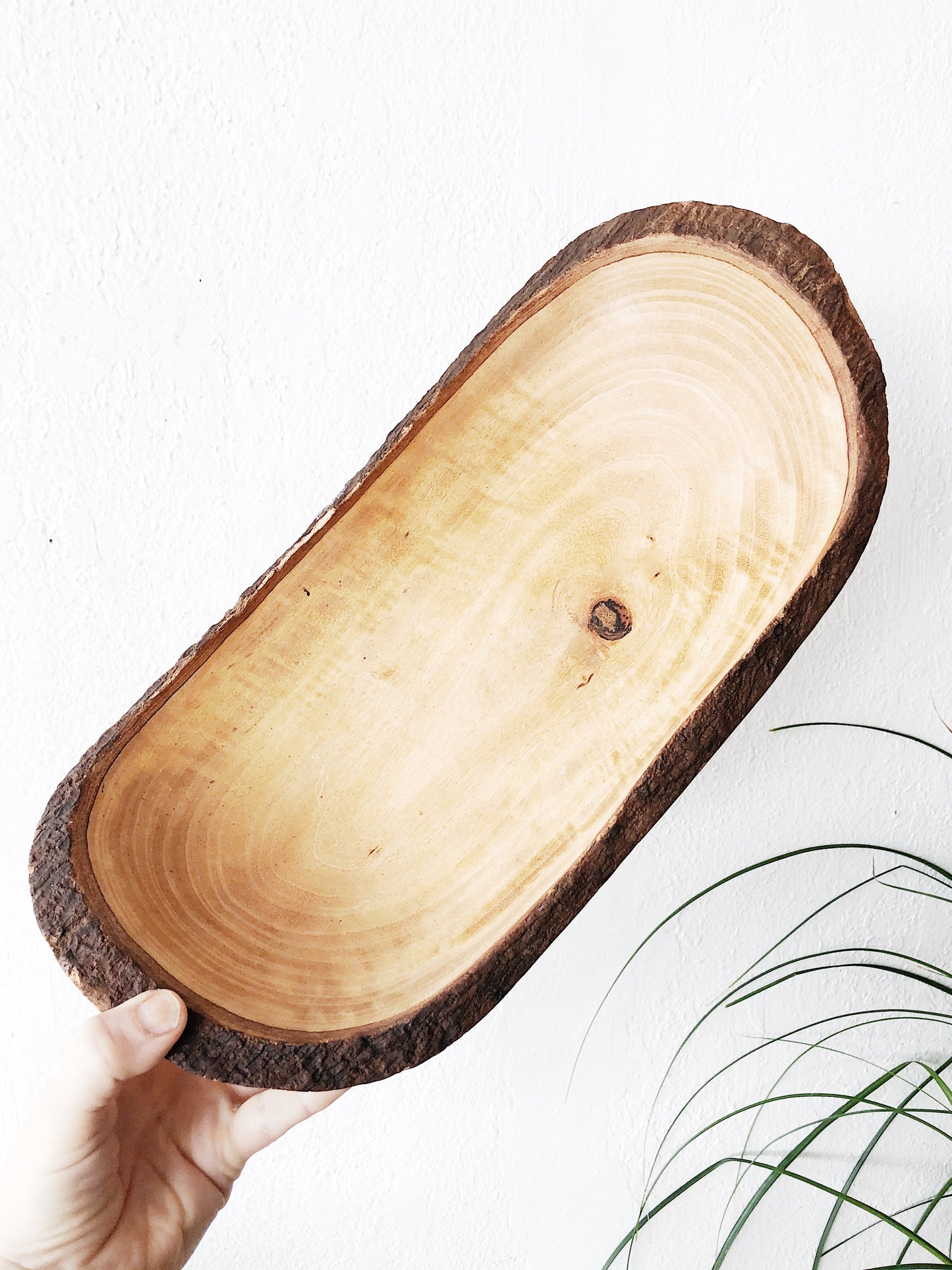 Hand Carved Live Edge Bowl