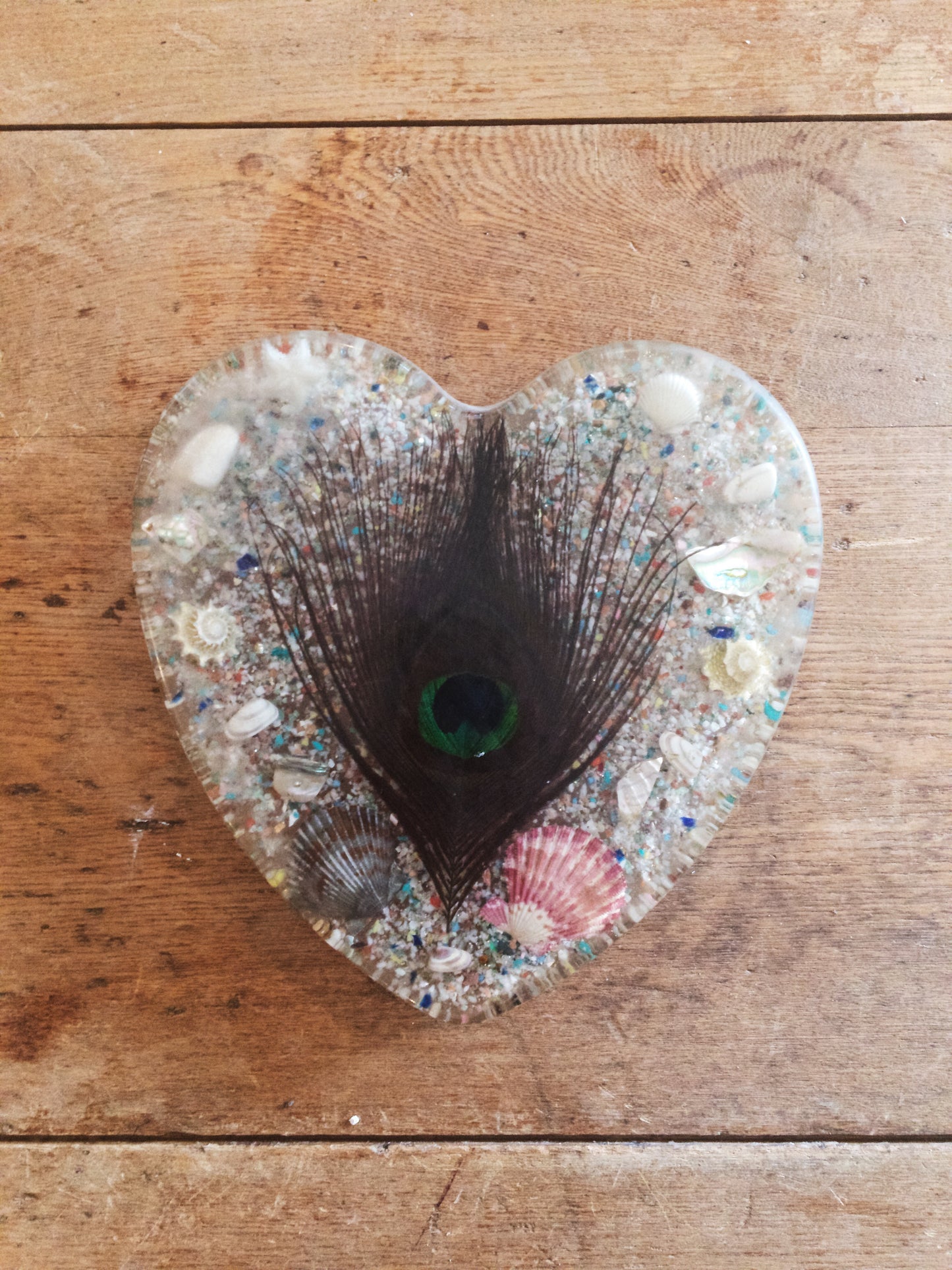 Vintage Resin Heart