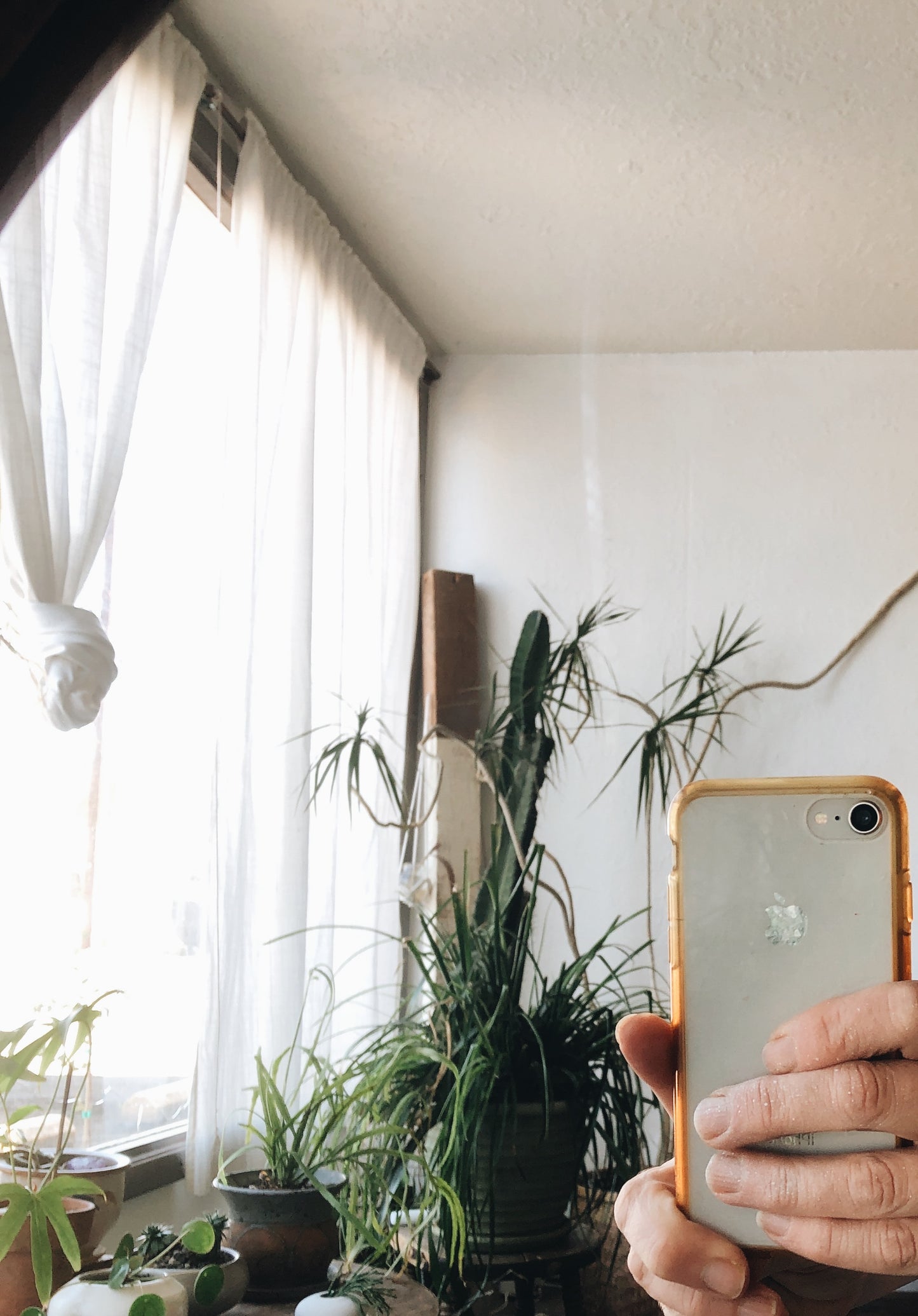 Large Vintage Oval Mirror