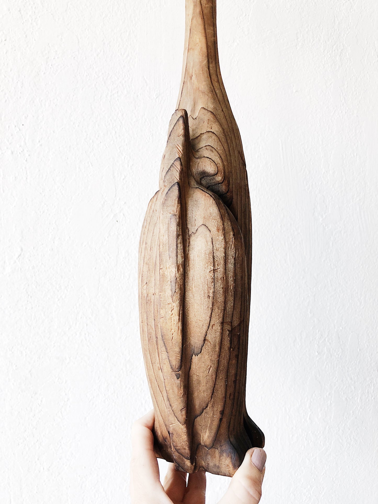 Mid Century Carved Cat