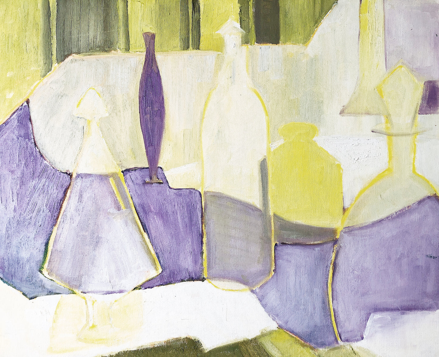Vintage Mid Century Abstract Painting