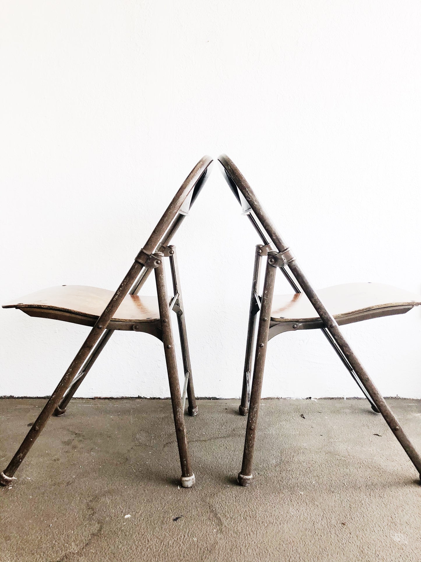 Vintage Wood Folding Chair