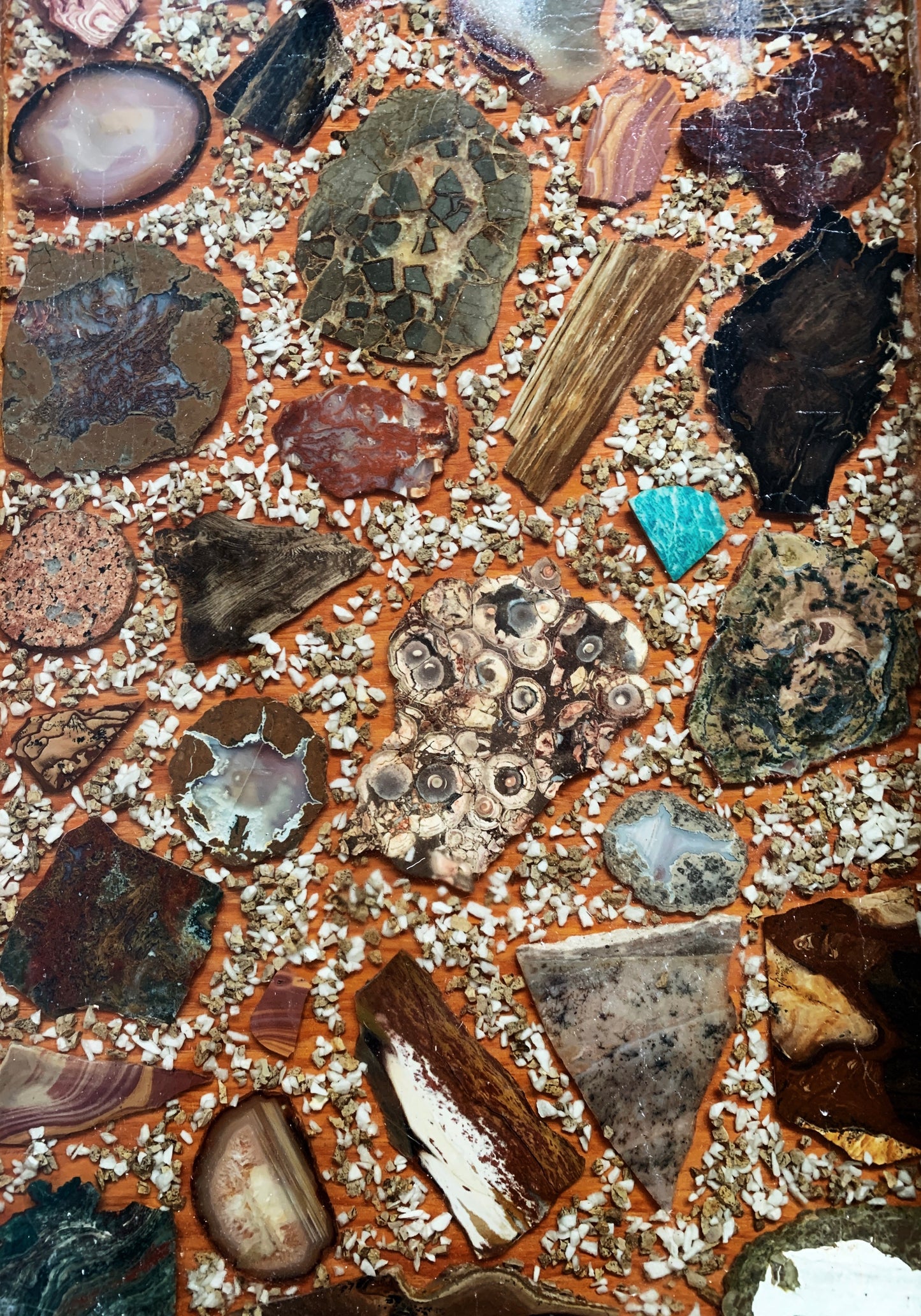 Mid Century Agate / Resin Coffee Table