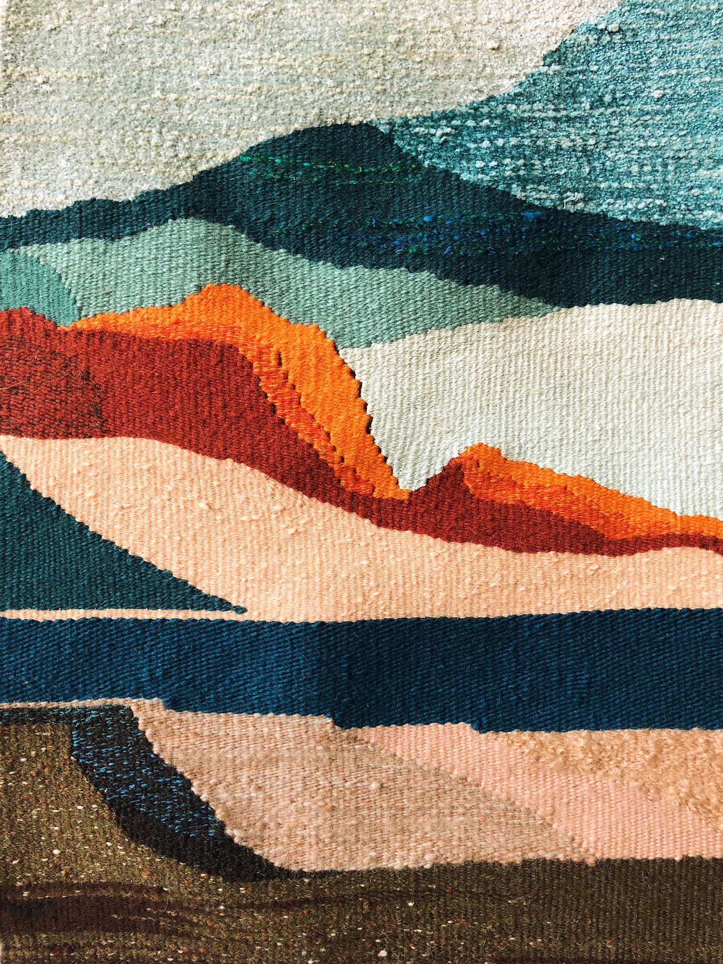 Vintage Landscape Weaving