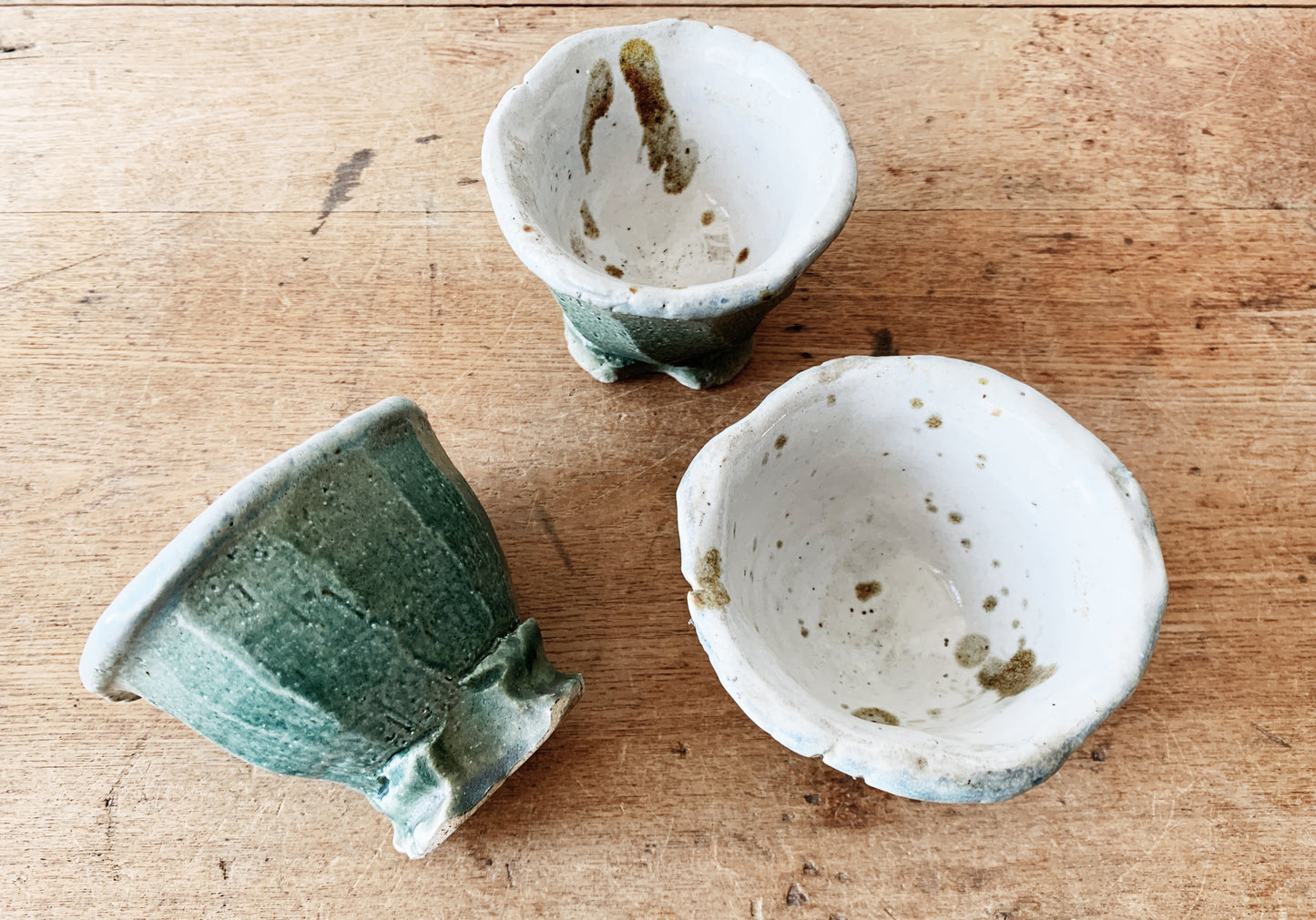 Handmade Pottery Trio