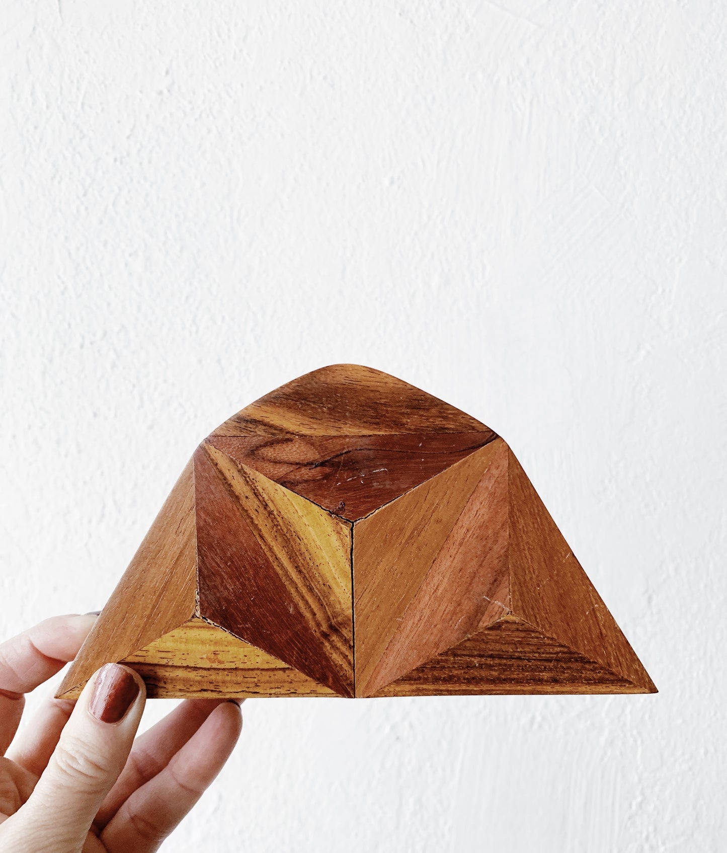Vintage Wood Inlay Holder