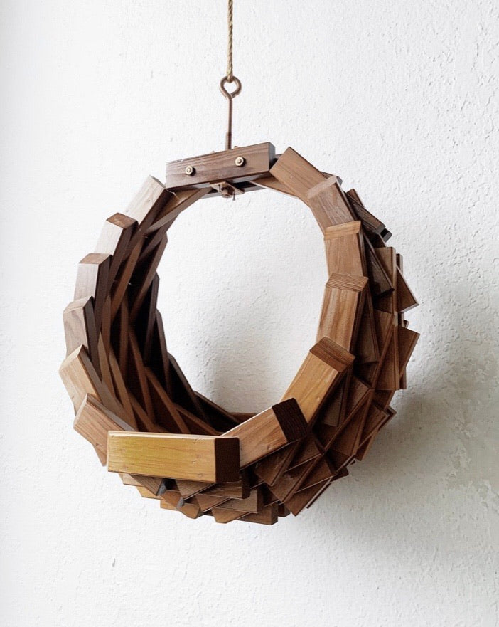 cedar hanging planter Handmade Hanging Cedar Planter – Maven Collective