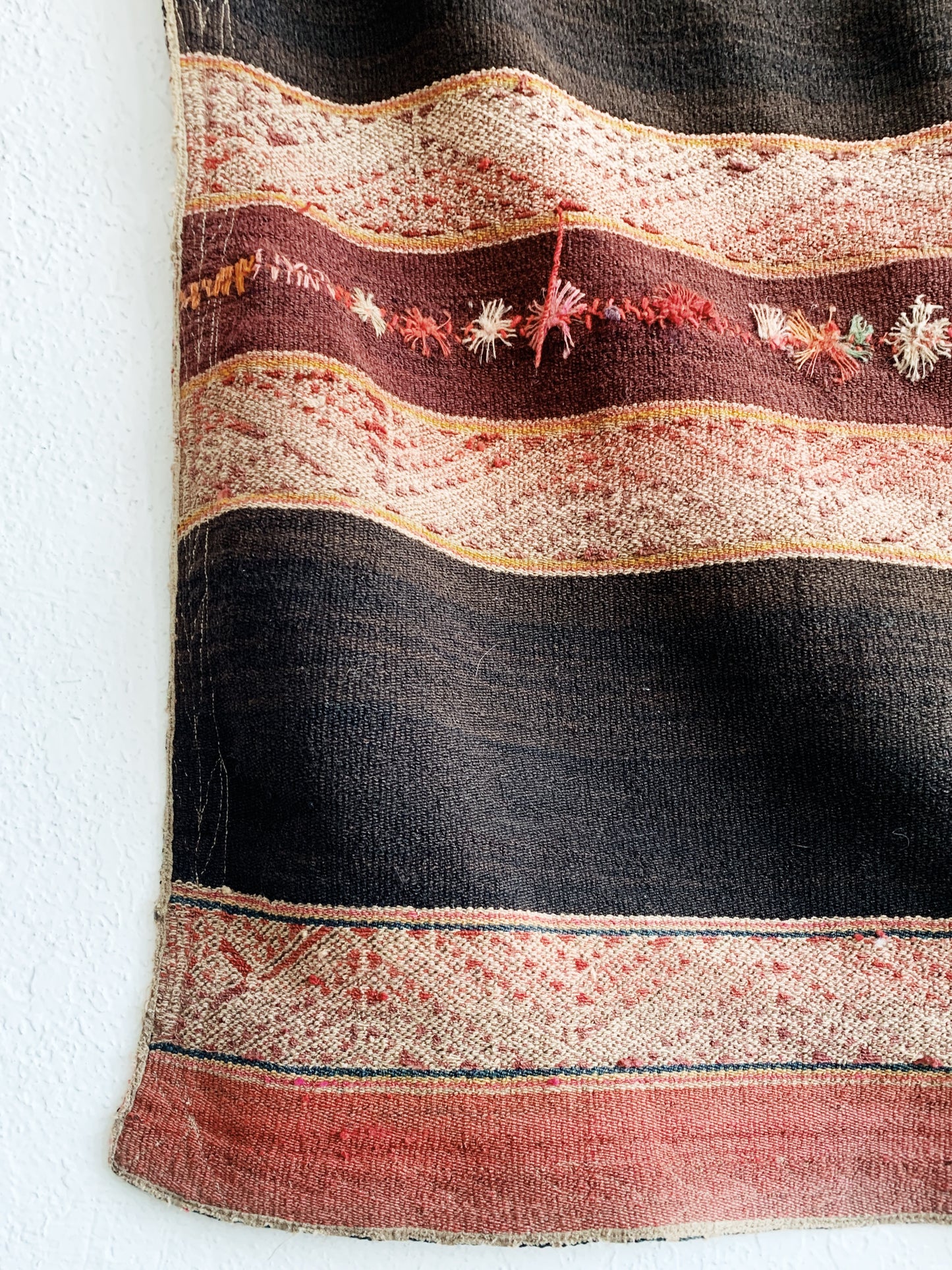 Vintage Handwoven Wool textile