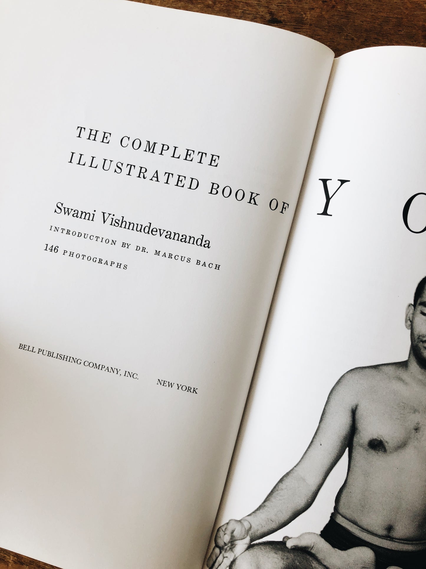 Vintage 1960s Illustrated Yoga Book