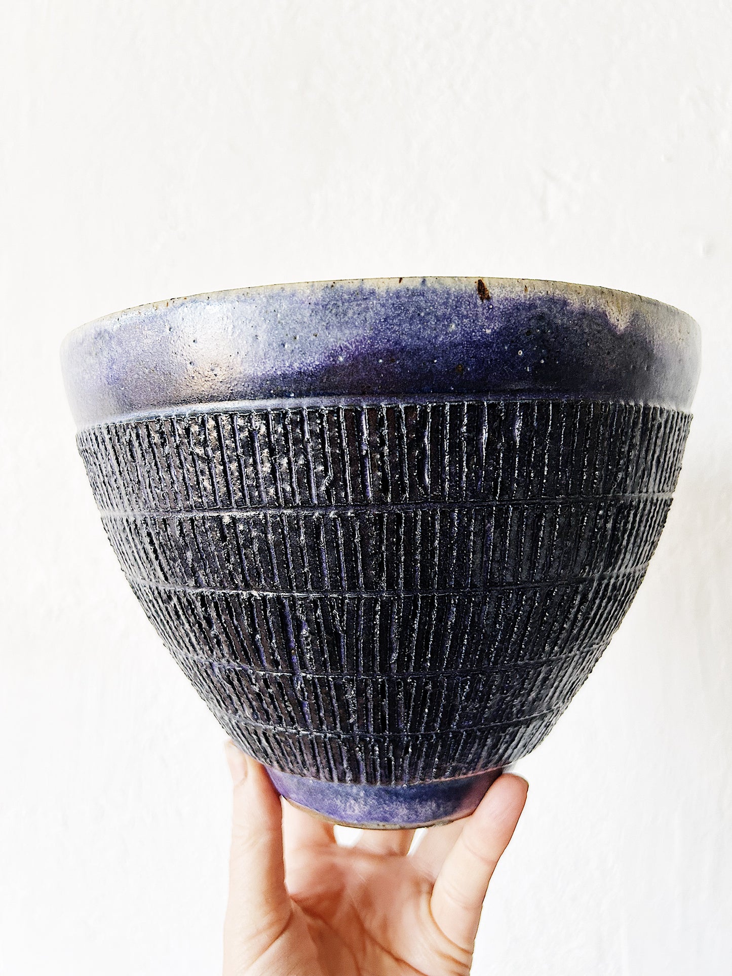Vintage Sgraffito Pottery Bowl
