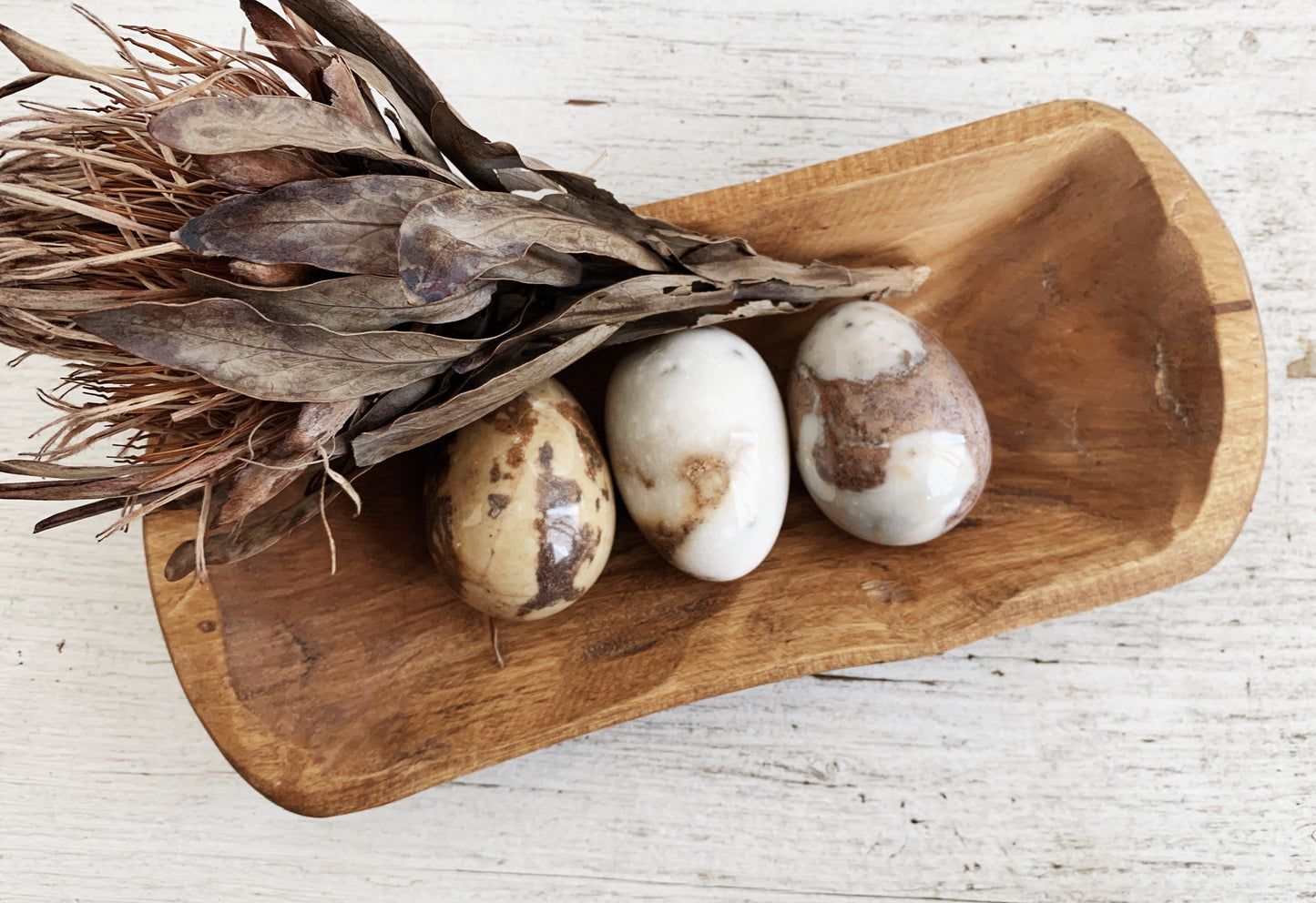Organically Shaped Hand Carved Wood Dish
