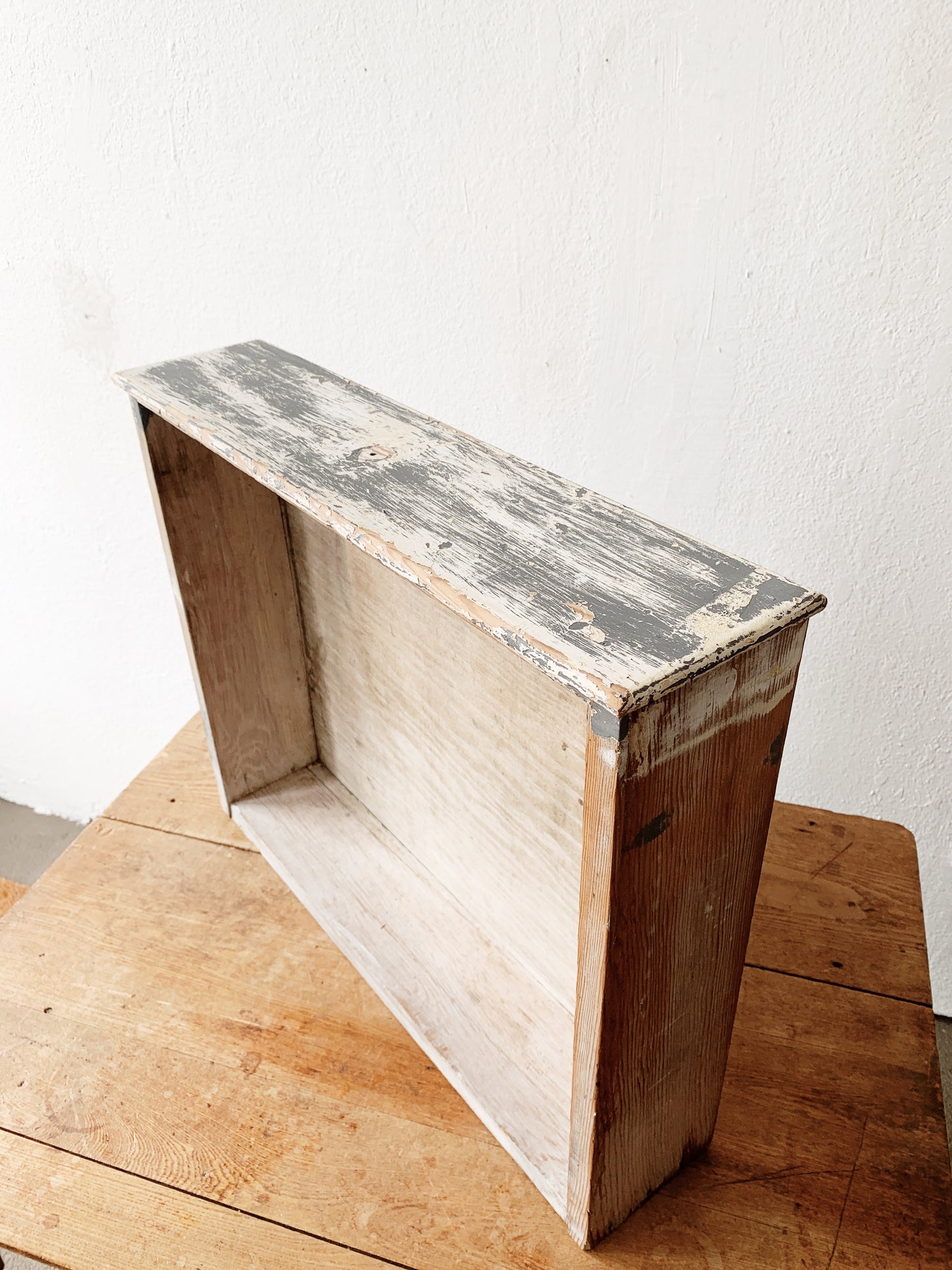 Vintage Hanging Wood Shelf