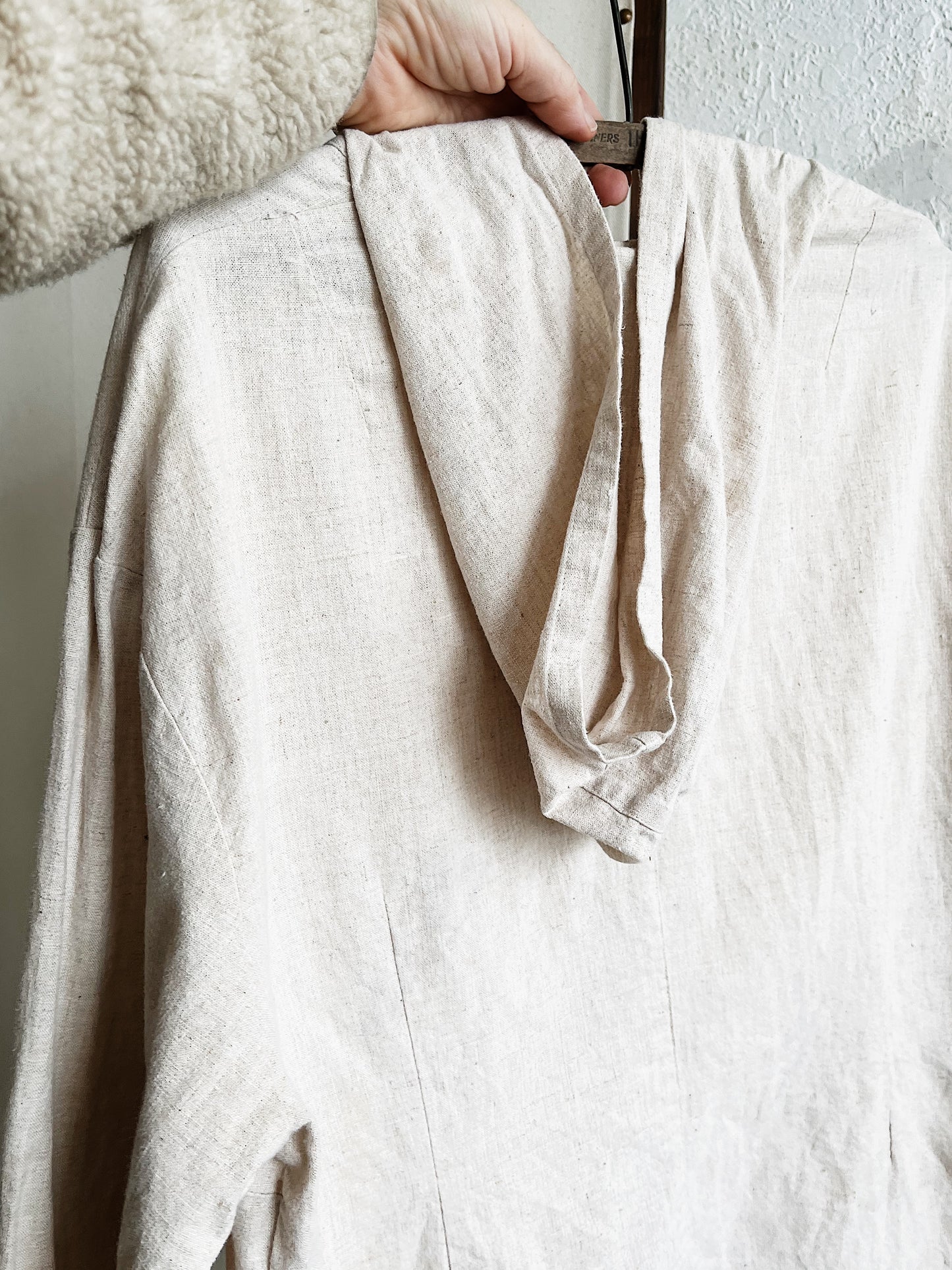 Hooded Linen Smock