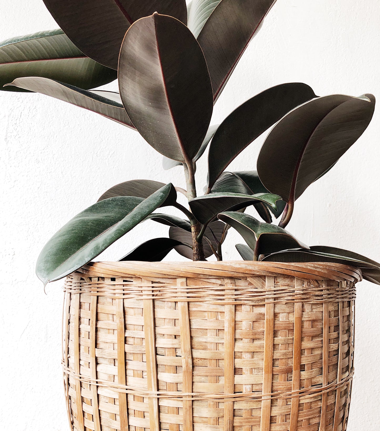 Large Vintage Floor Basket