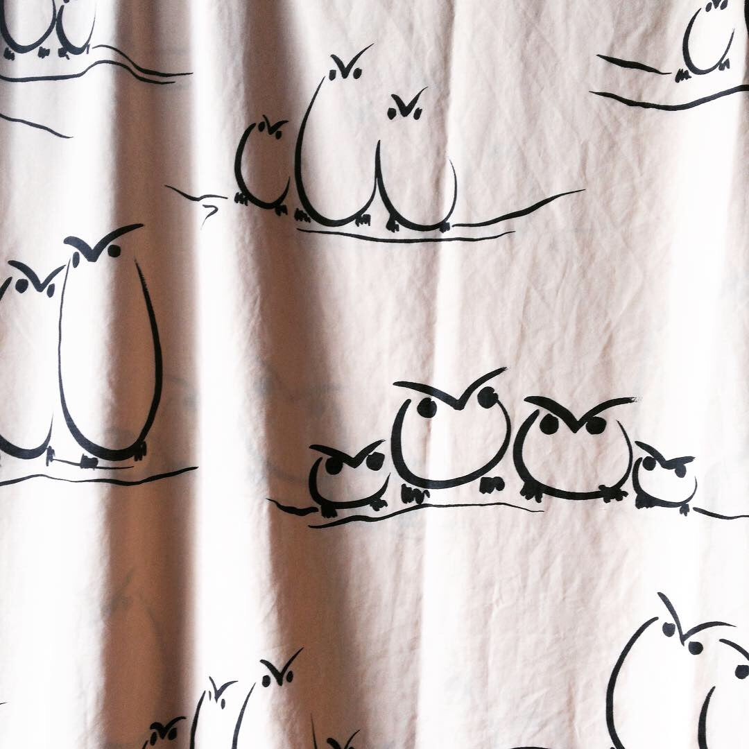 Vintage Owl Top Sheet