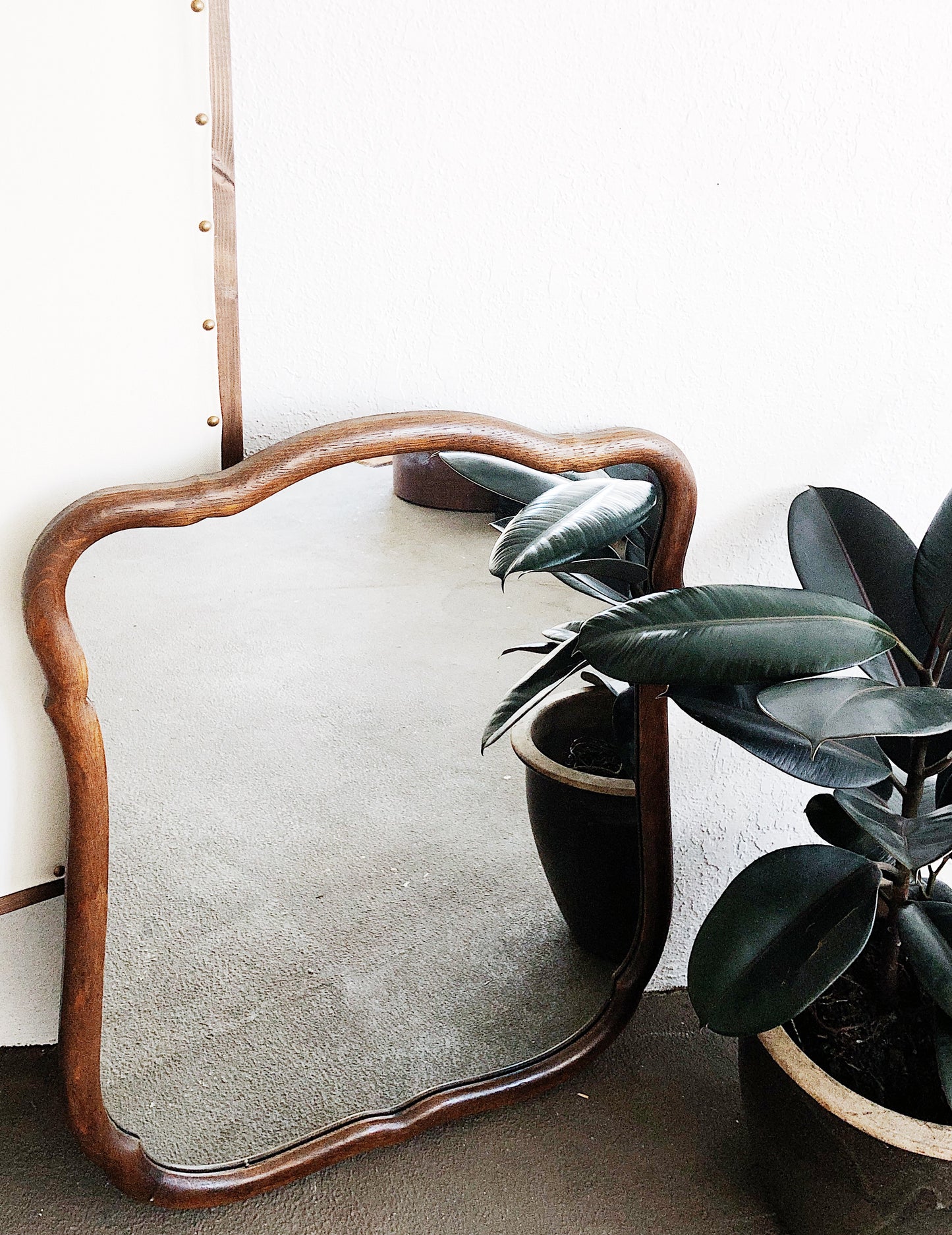 Victorian Shield Mirror