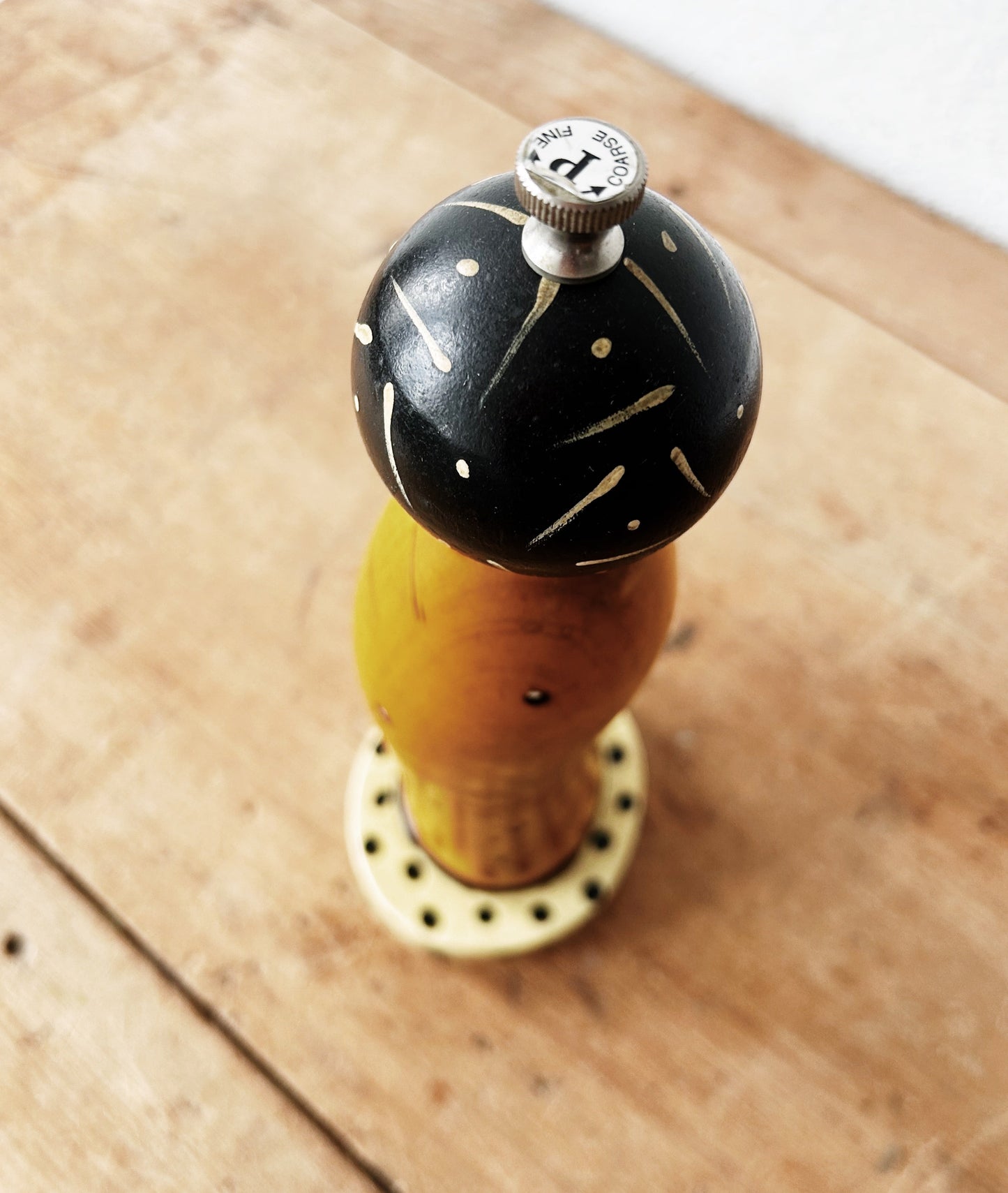 Vintage Artisan Made Peppermill