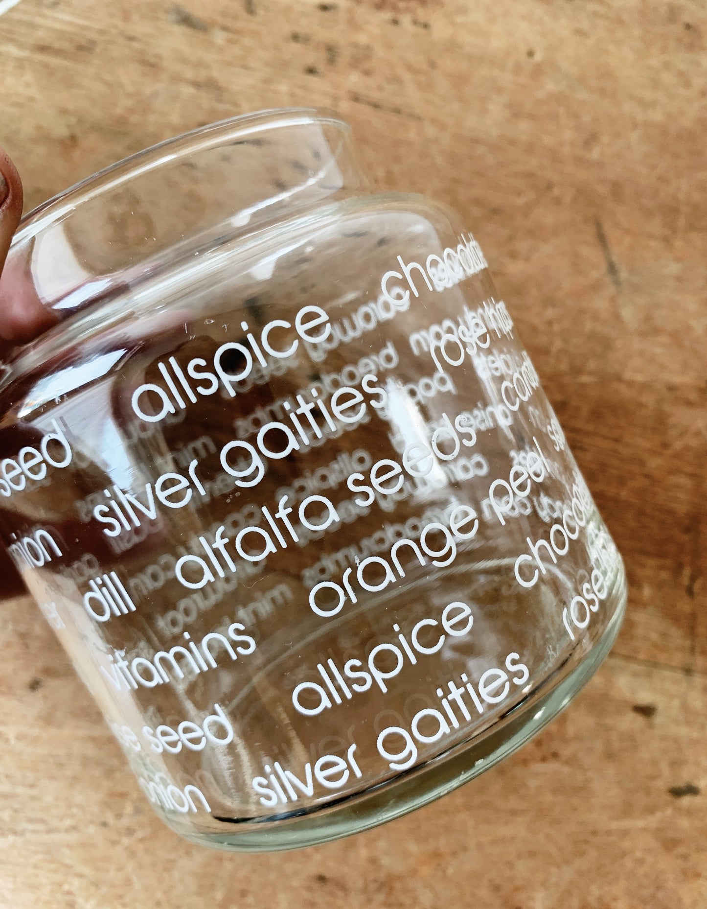 Vintage Glass Canister Set