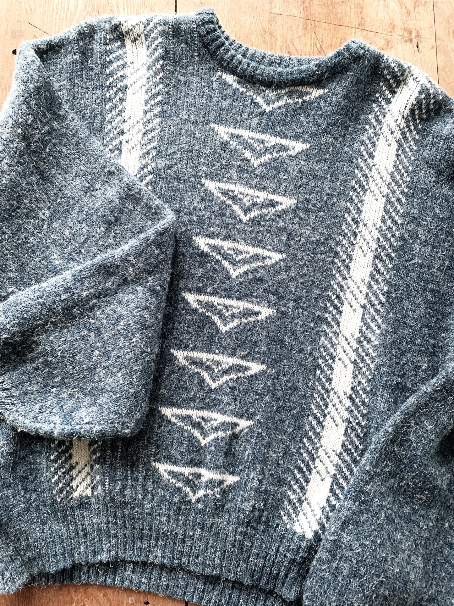 Vintage Wool Blend Alpine Sweater