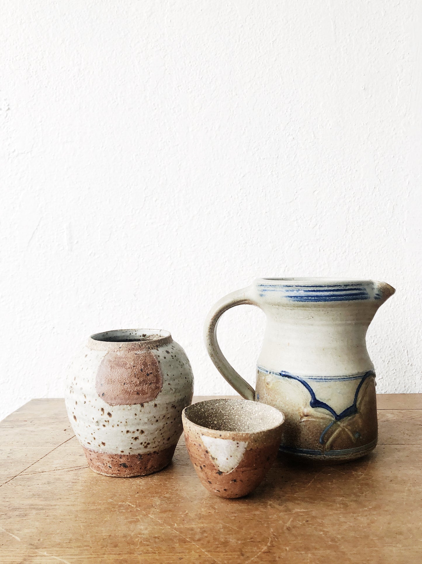 Vintage Stoneware Pitcher