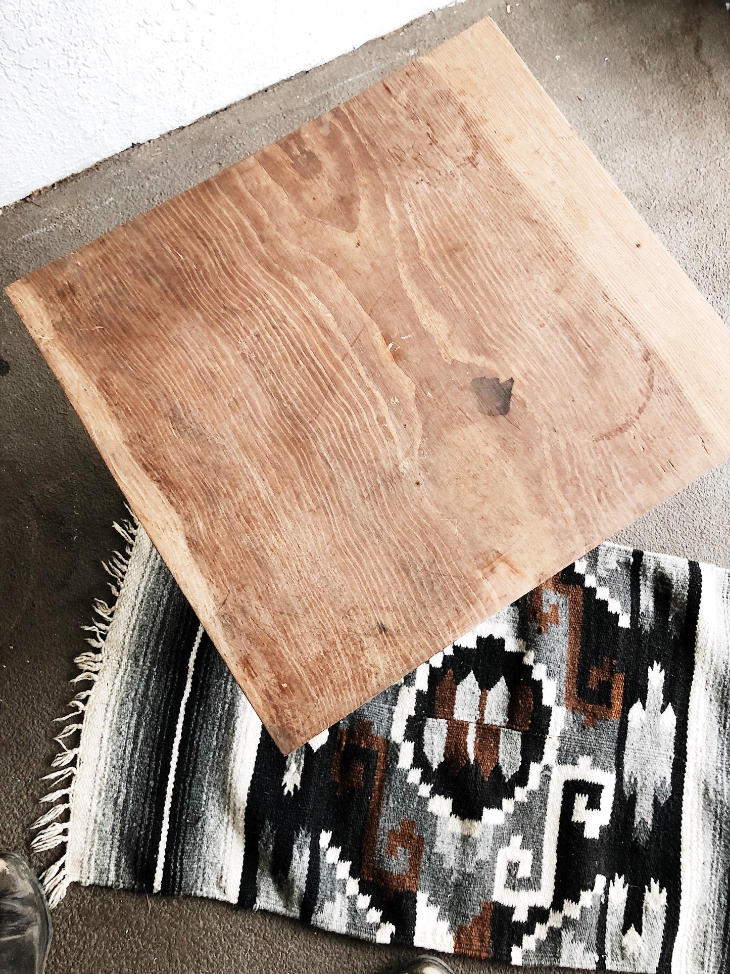 Vintage Handmade Side Table