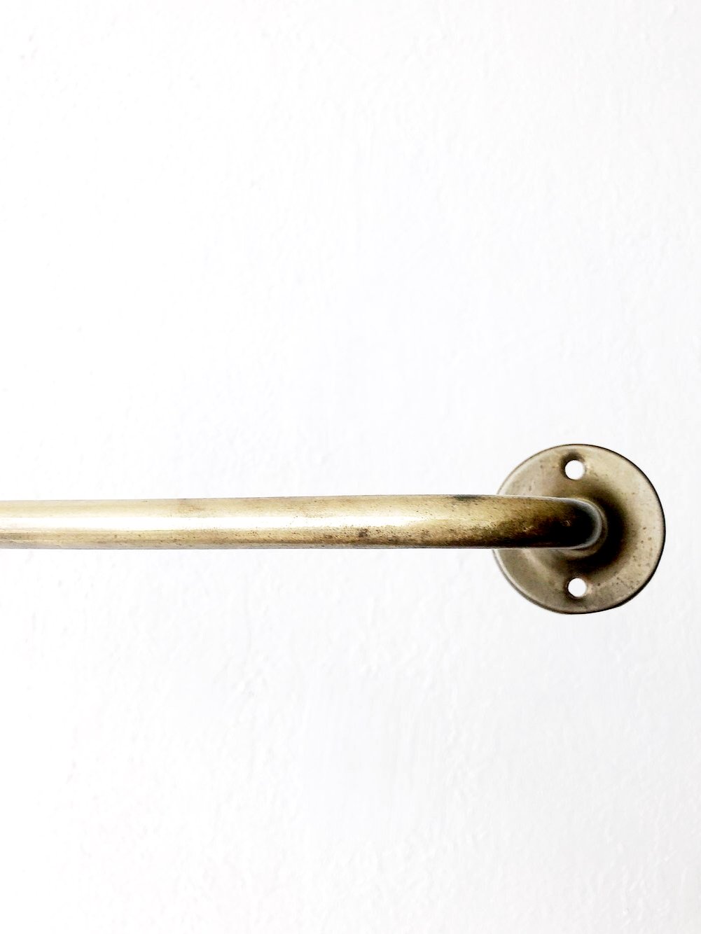 Vintage Brass Hanging Rod