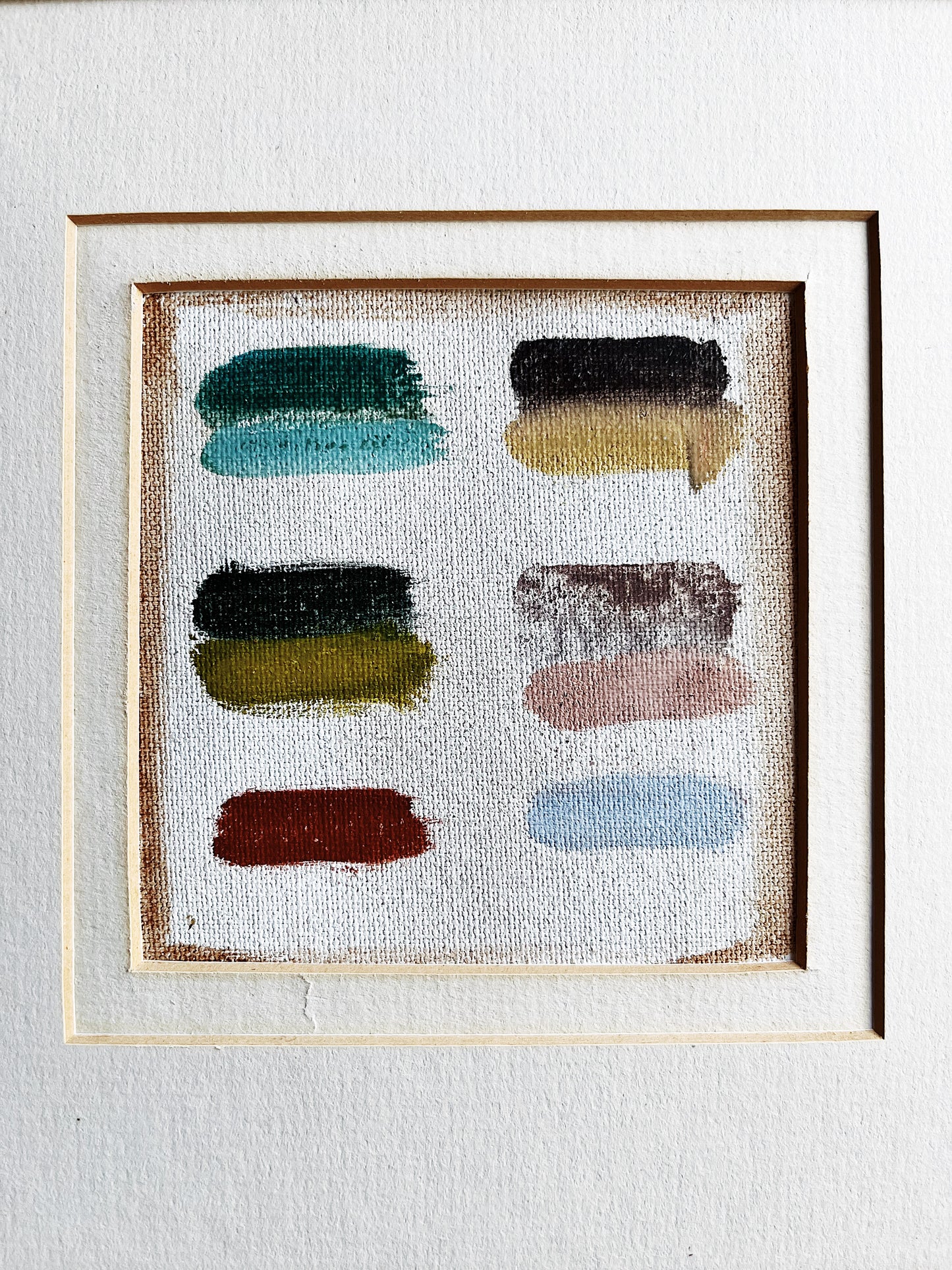 Original Abstract Color Study Painting