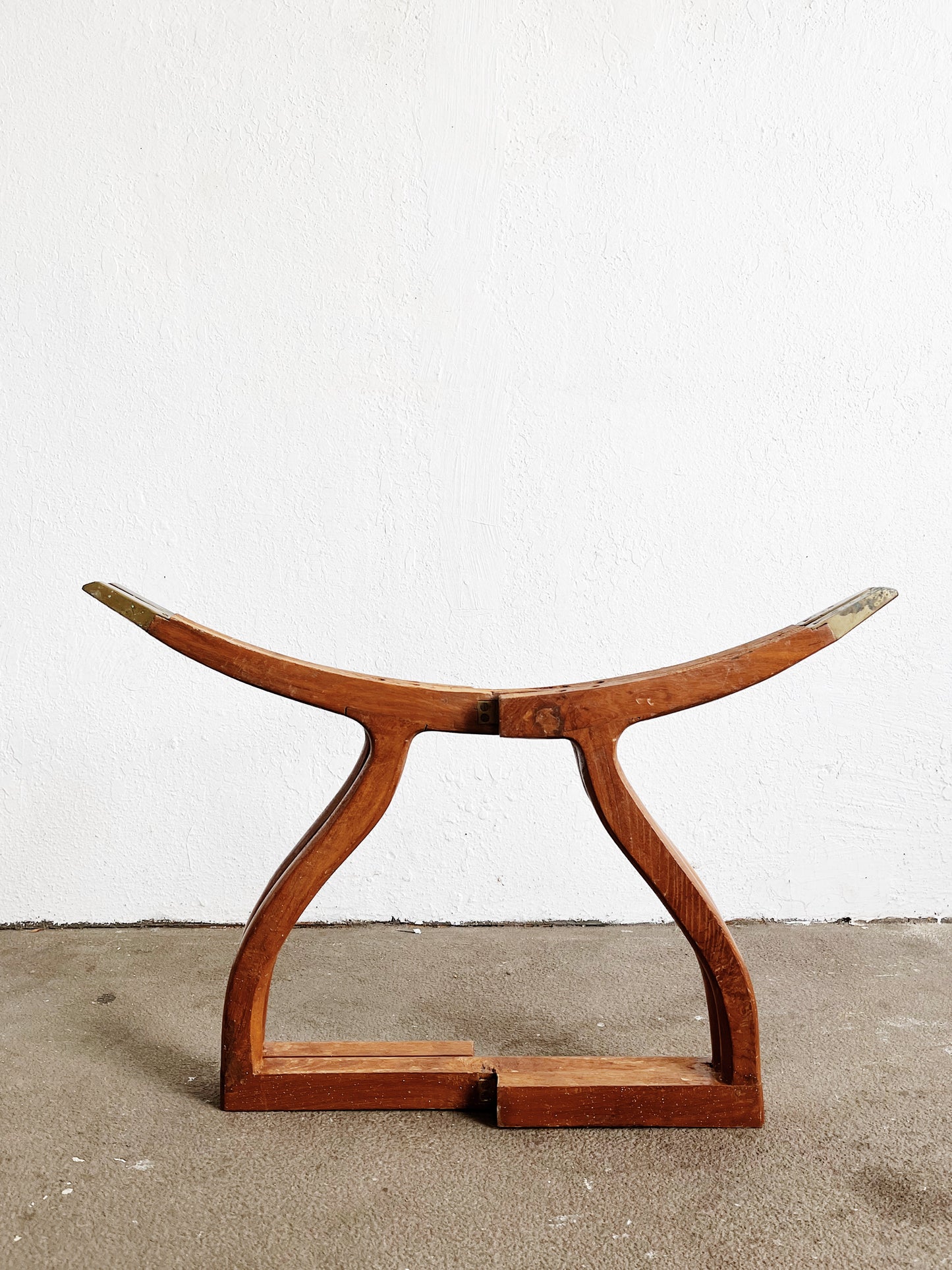 Mid Century Brass Tray Table