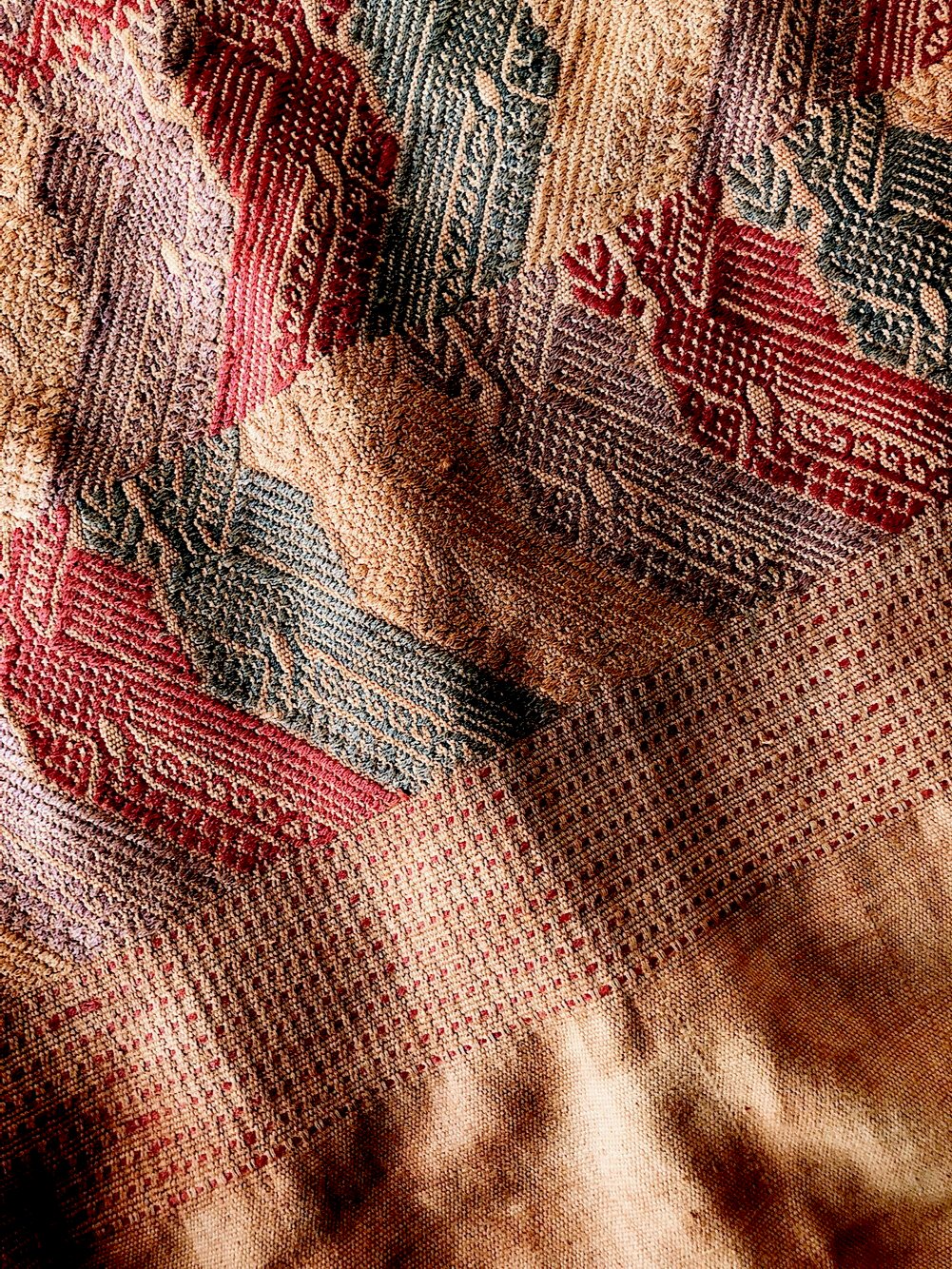 Vintage Naturally Dyed Hupil