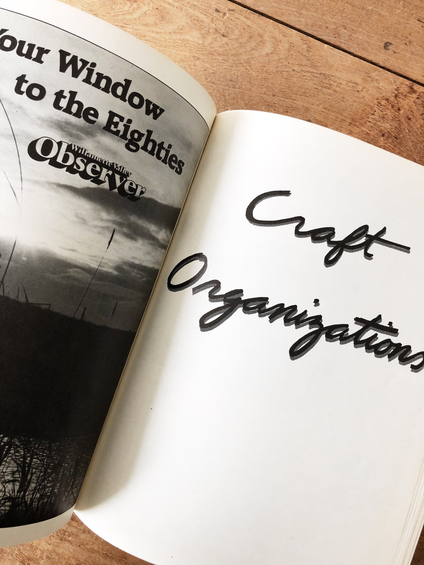 Vintage State of the Crafts Book / Willamette Visual Guide