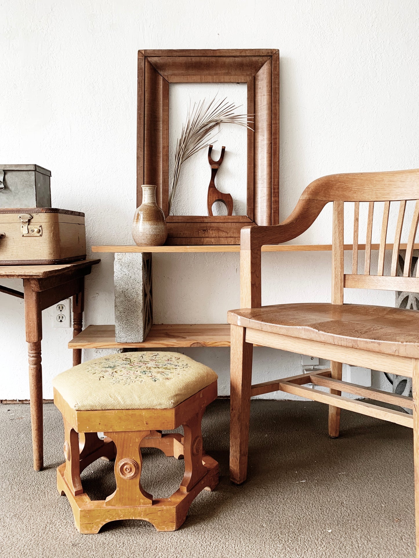 Large Antique Wood Frame