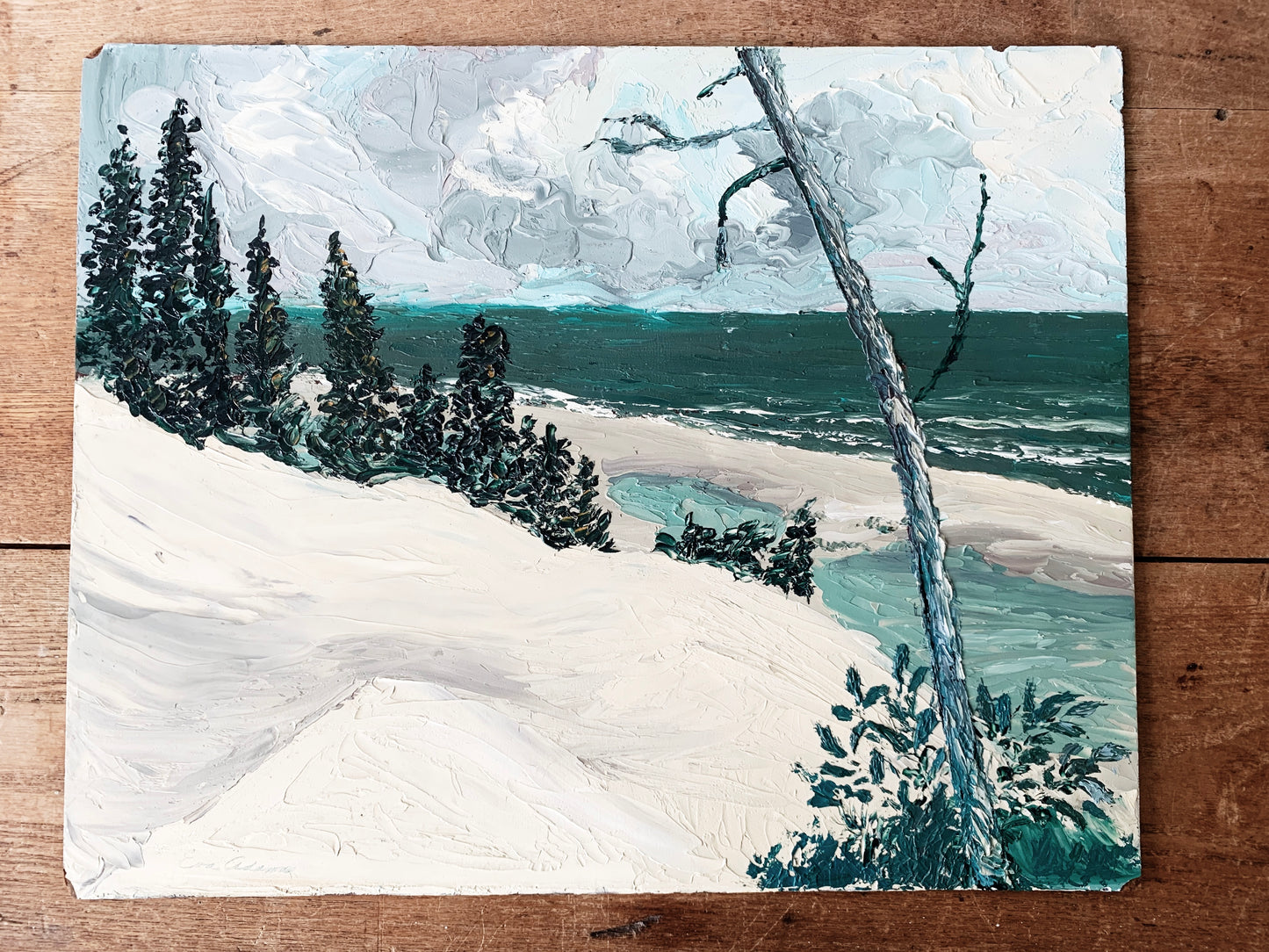 Vintage Oil Landscape Painting