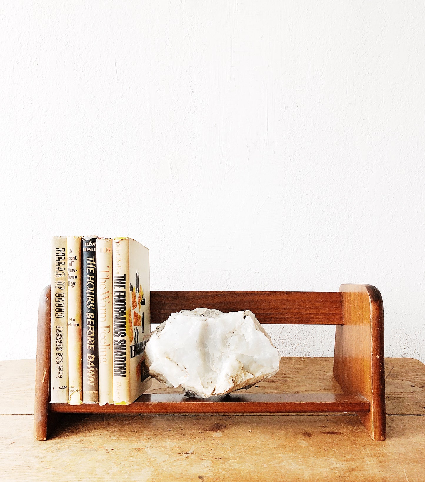 Vintage Wood Book Rack
