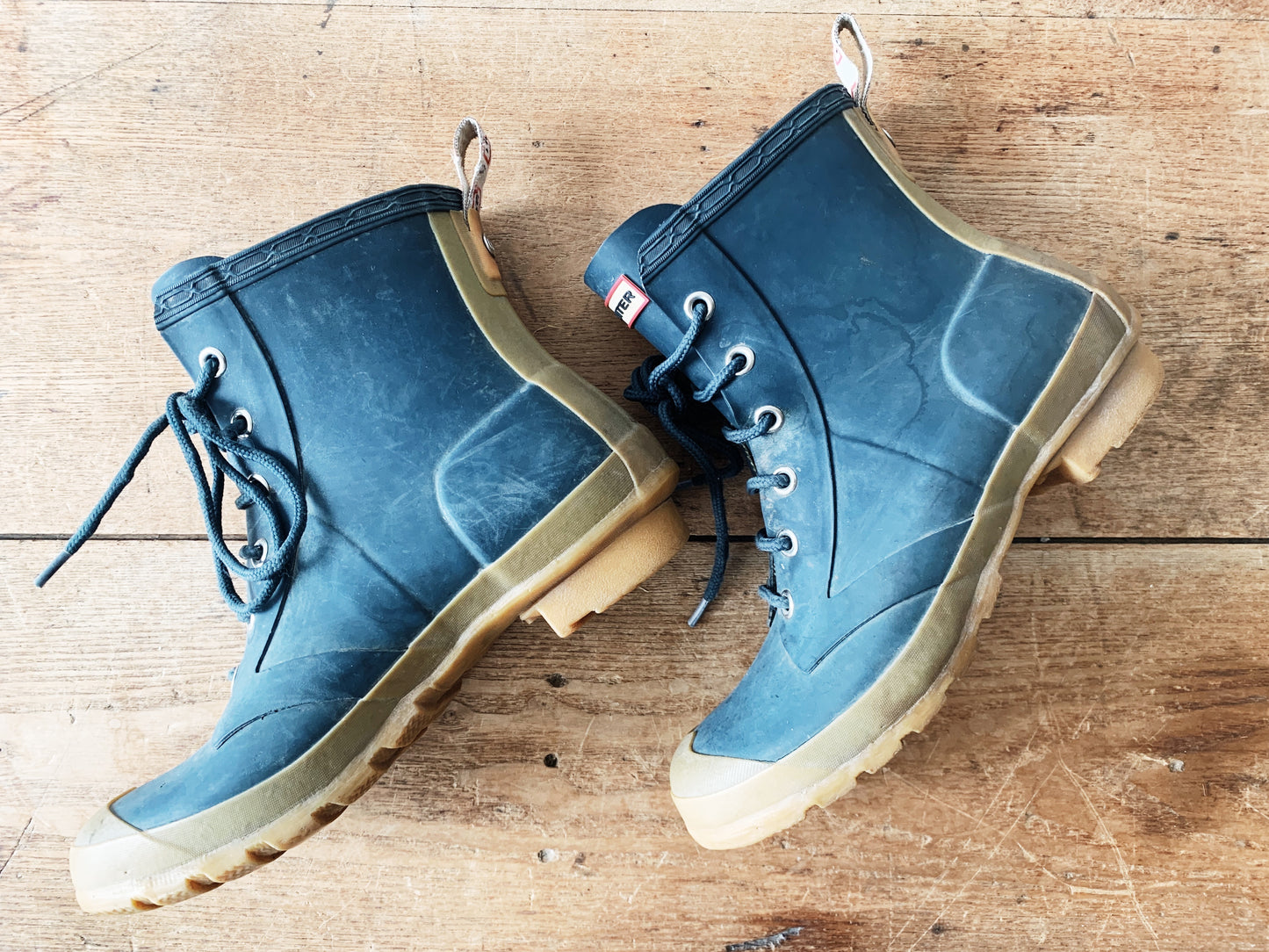 Hunter Lace Up Boots Womens 8.5