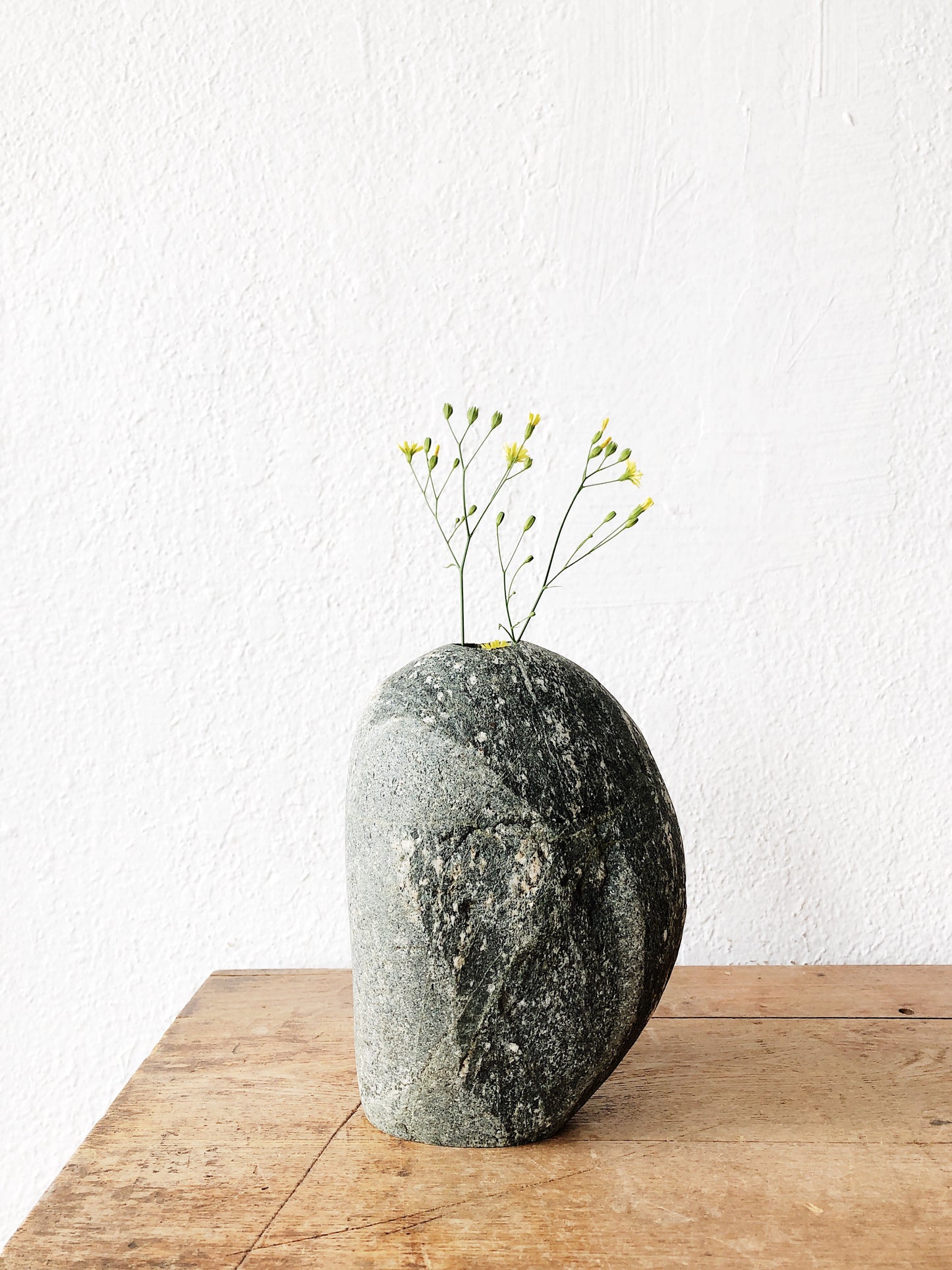 Handmade River Rock Vase