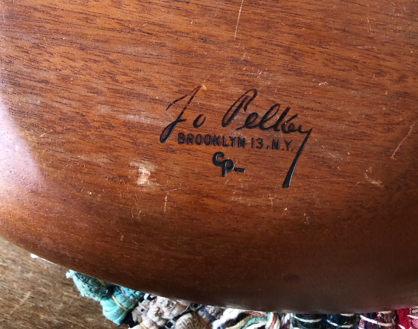 Mid Century Modern Jo Pelkey Bread Bowl