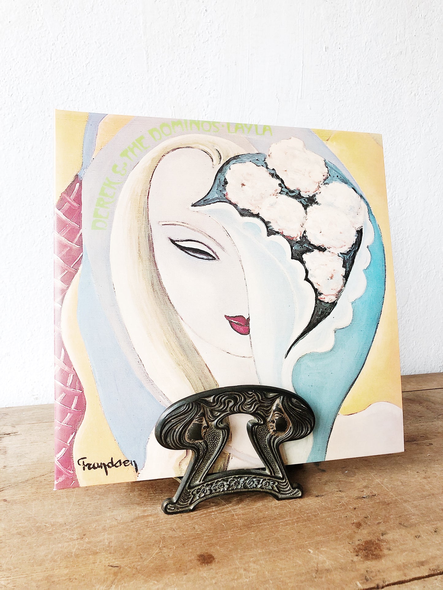 Art Nouveau Bronze Holder