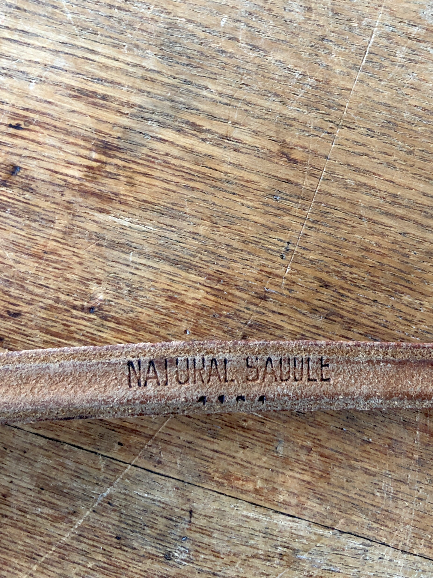 Vintage Skinny Leather Belt