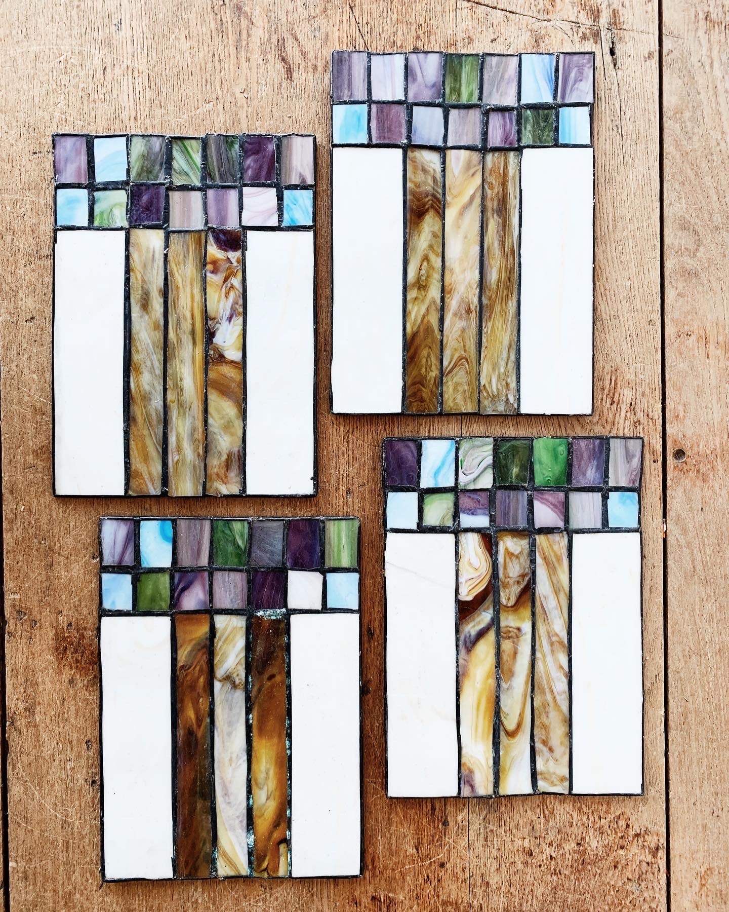 Handmade Stained Glass Panel