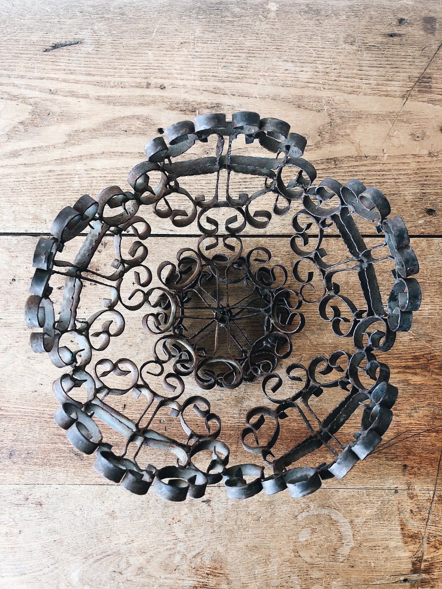 Vintage Iron Urn