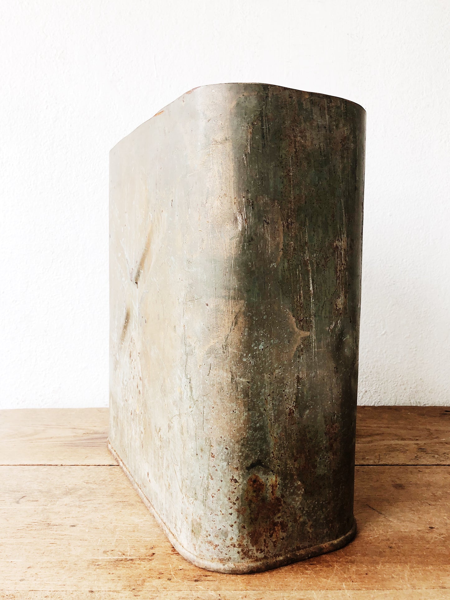 Vintage Copper Battery Box Planter