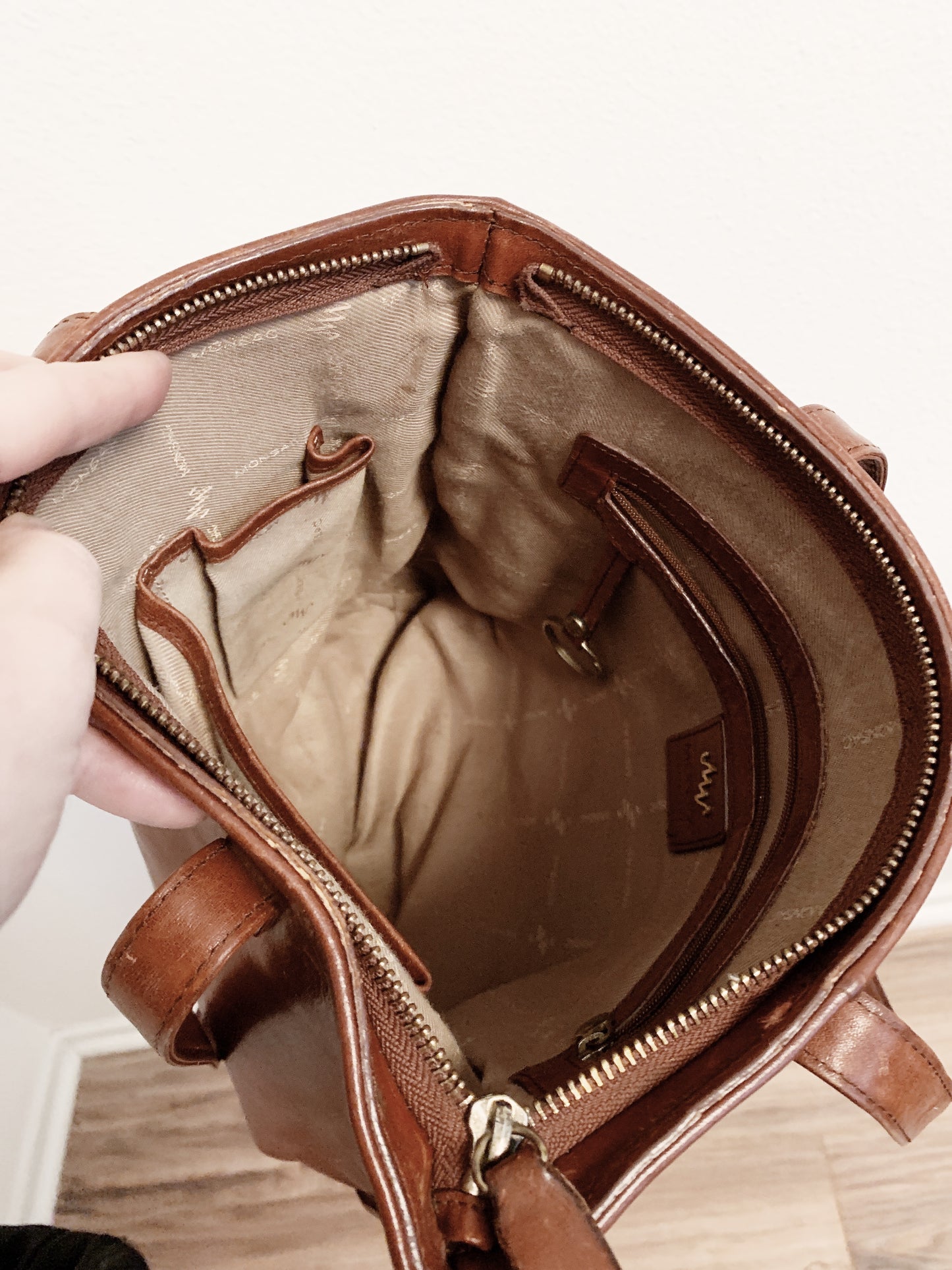 Vintage Leather Tote