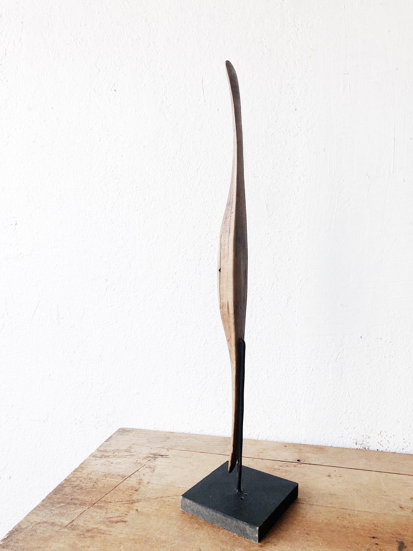 Primitive Wood Weaving Sculpture