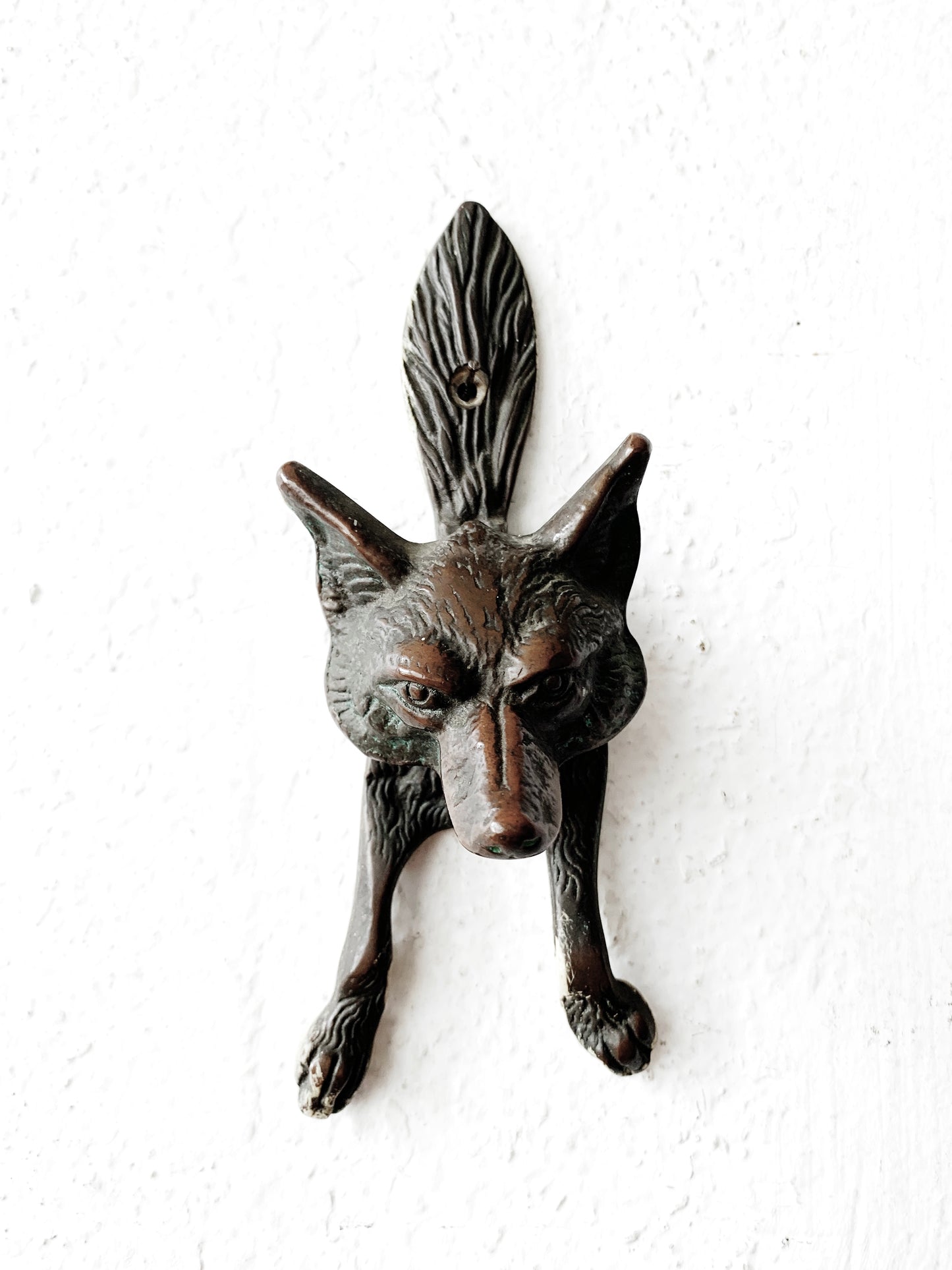 Brass Fox Doorknocker