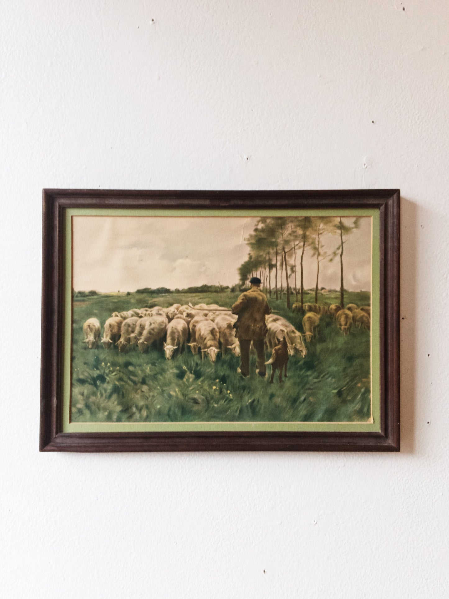 Antique Color Print by A. Mauve