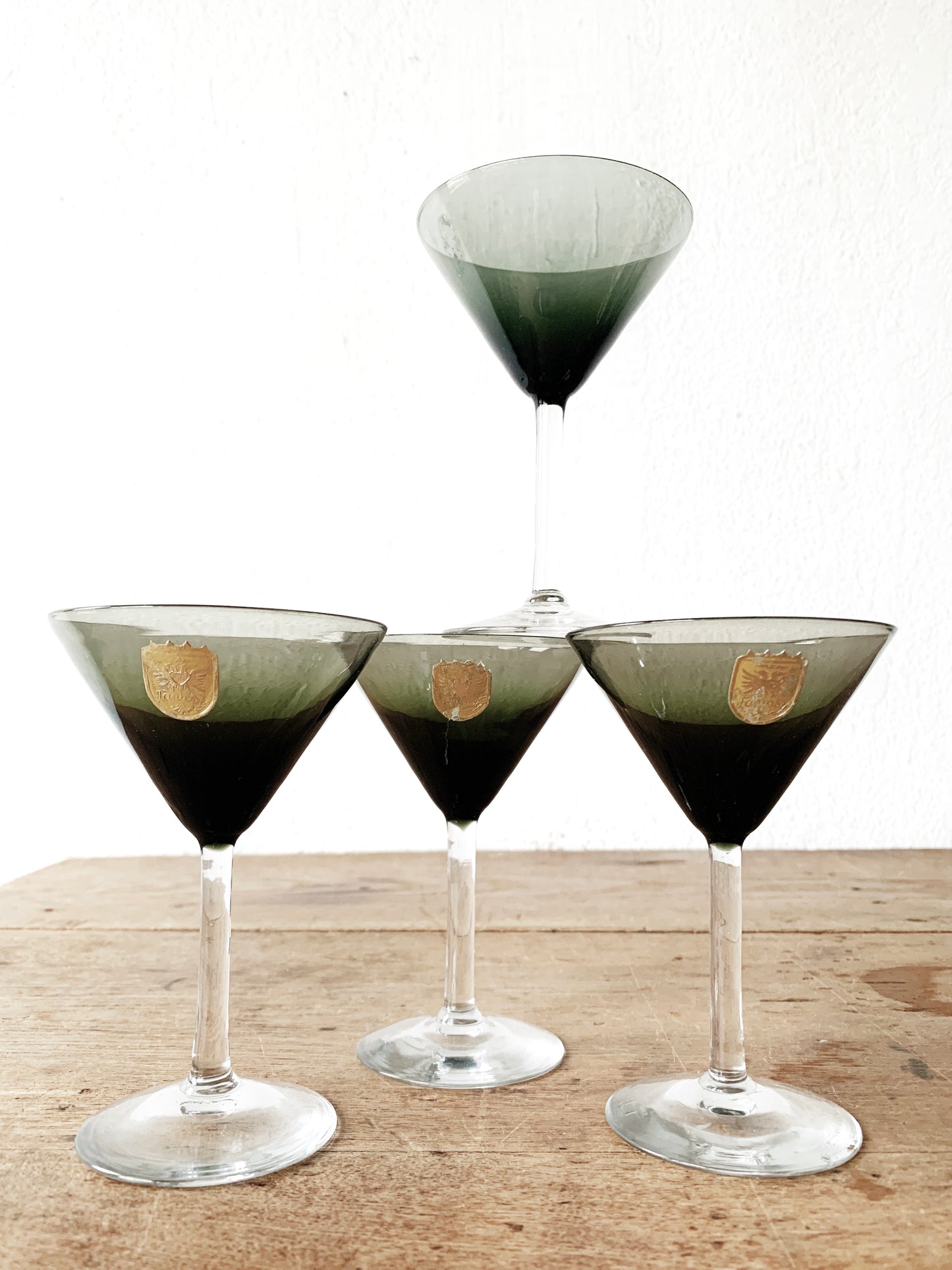 Mid Century Fantasy Cocktail Glasses