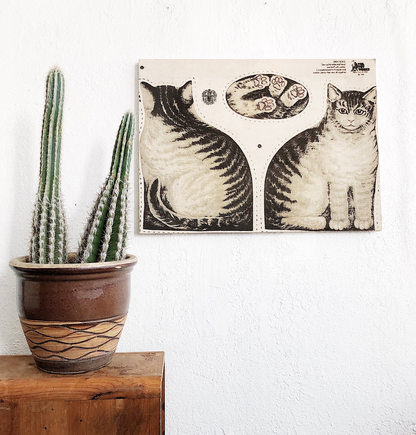 Vintage Cat Canvas Artwork